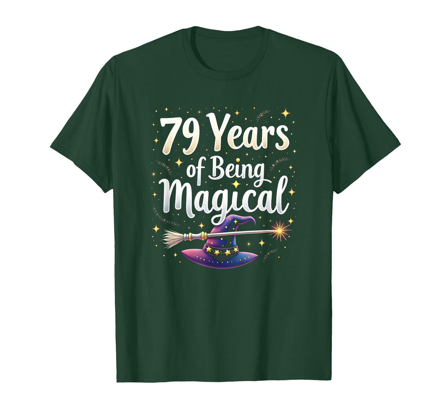 79 Years of Being Magical Birthday Gift for Wizards T-Shirt