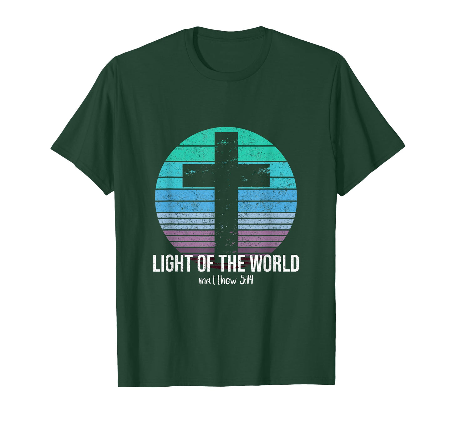 Light Of The World Matthew 5:14 Bible Scripture Christian T-Shirt