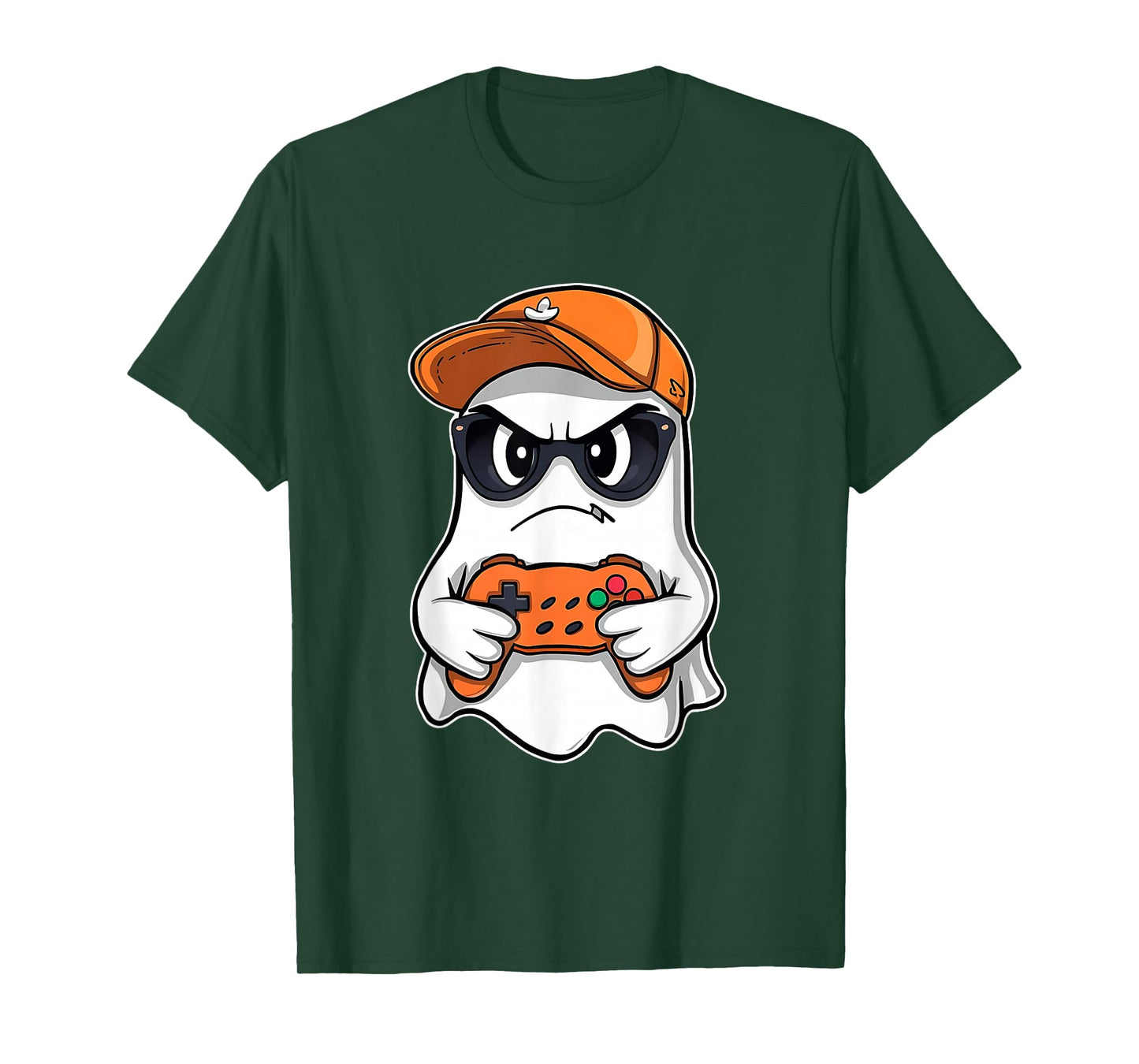 Spooky Season Halloween Costume Gaming Cute Funny Ghost T-Shirt