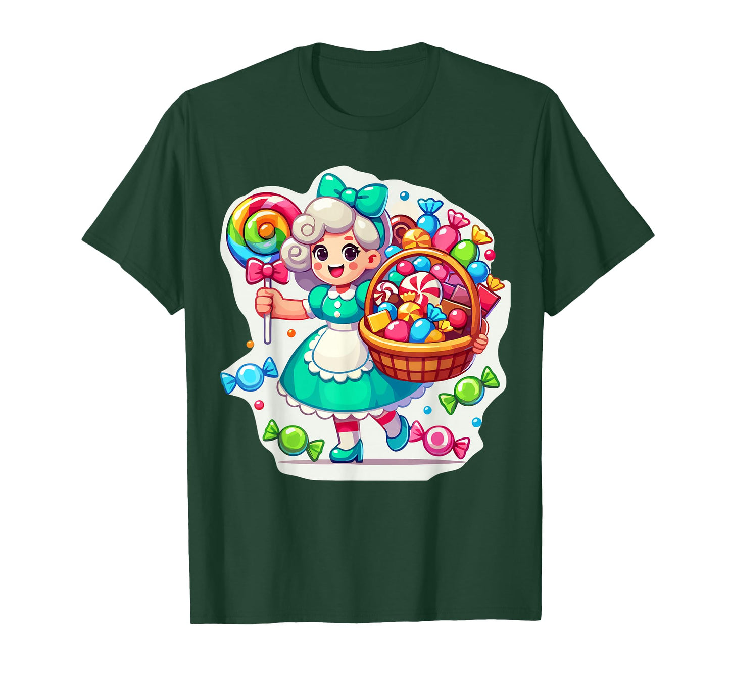 Giant Candy Land Game Crew Candy Land Costumes Adult Women T-Shirt