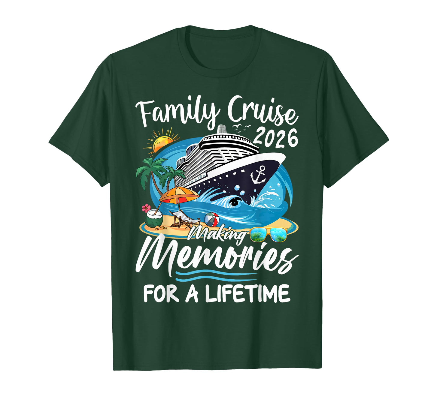 Family Cruise 2026 Family Matching Cruise Vacation Party T-Shirt