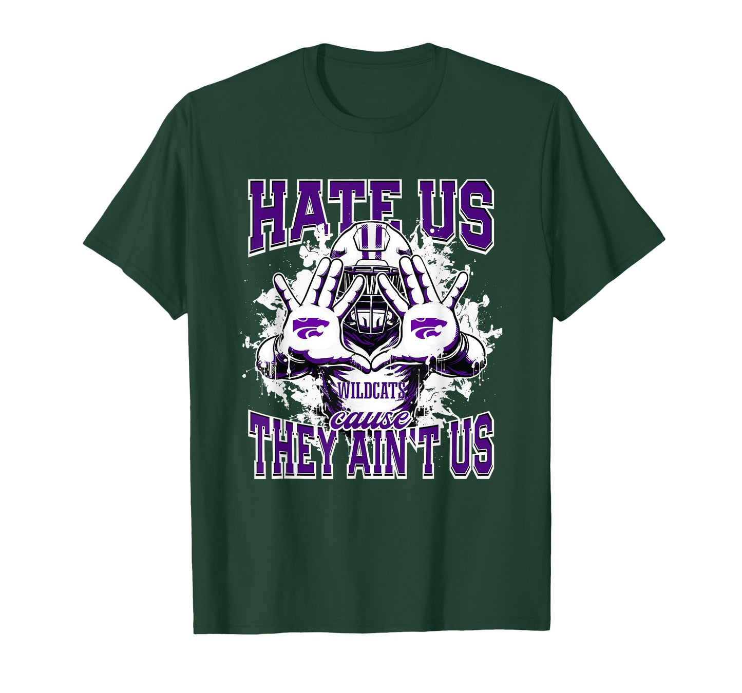 Clovis Wildcats Logo Hate Us Cause They Ain't HS T-Shirt