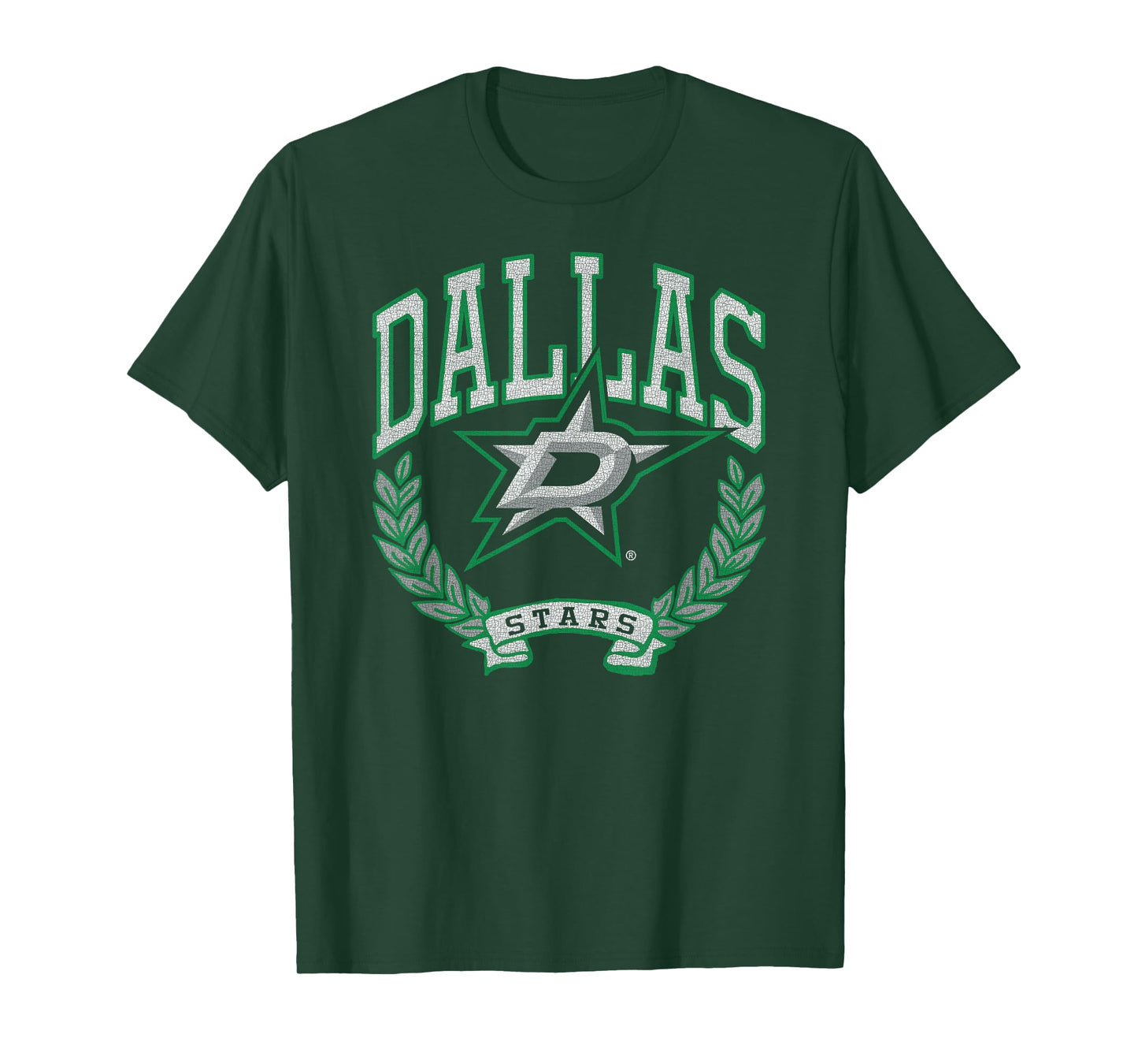 Dallas Stars Vintage Victory Black Officially Licensed T-Shirt