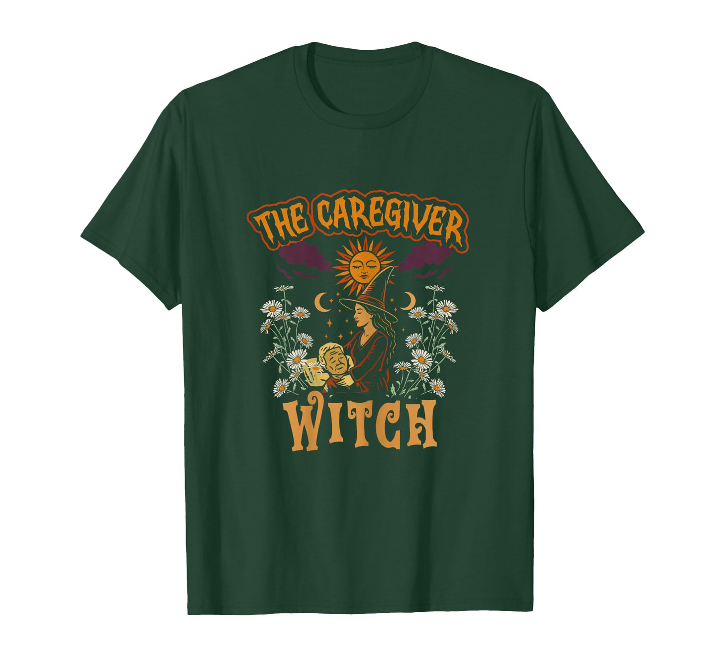 The Caregiver Witch Halloween T-Shirt