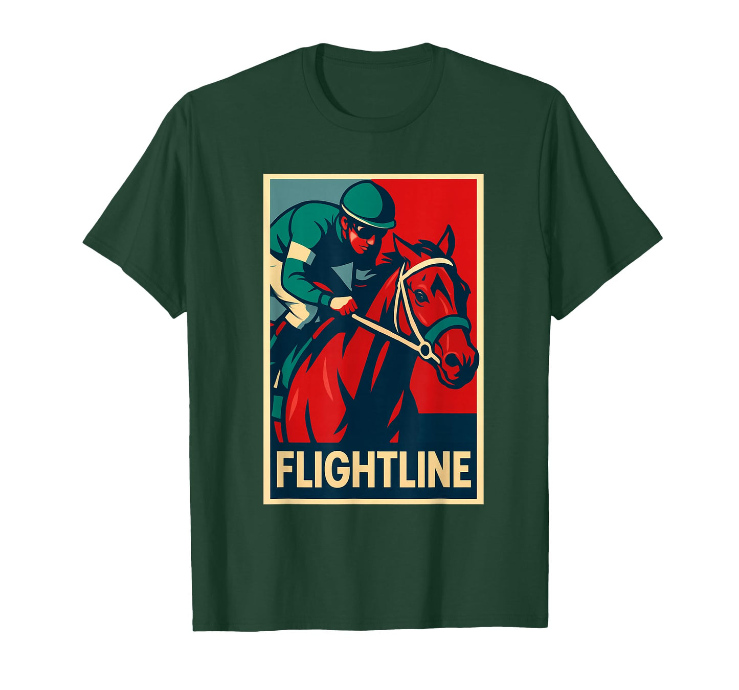 Flightline Horse, Horse Racing, Del Mar, Santa Anita, Horse T-Shirt