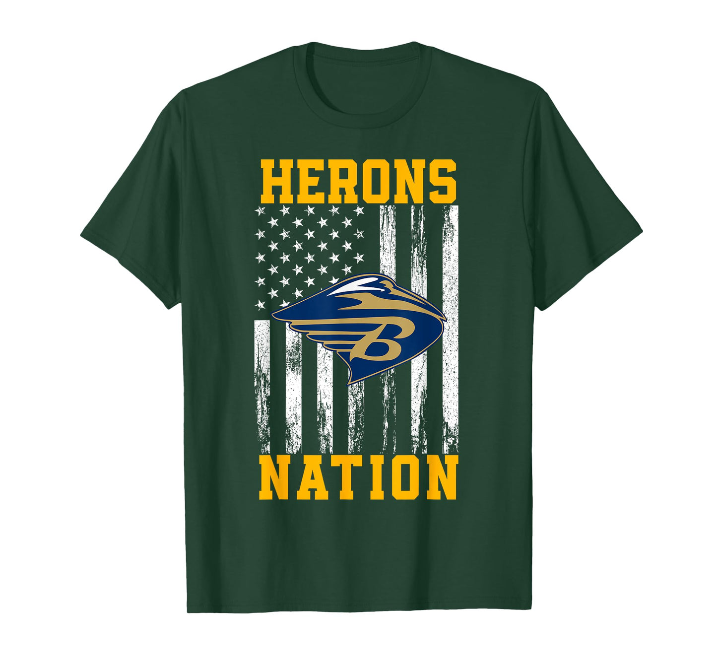 Brantley County Herons Logo Nation HS T-Shirt