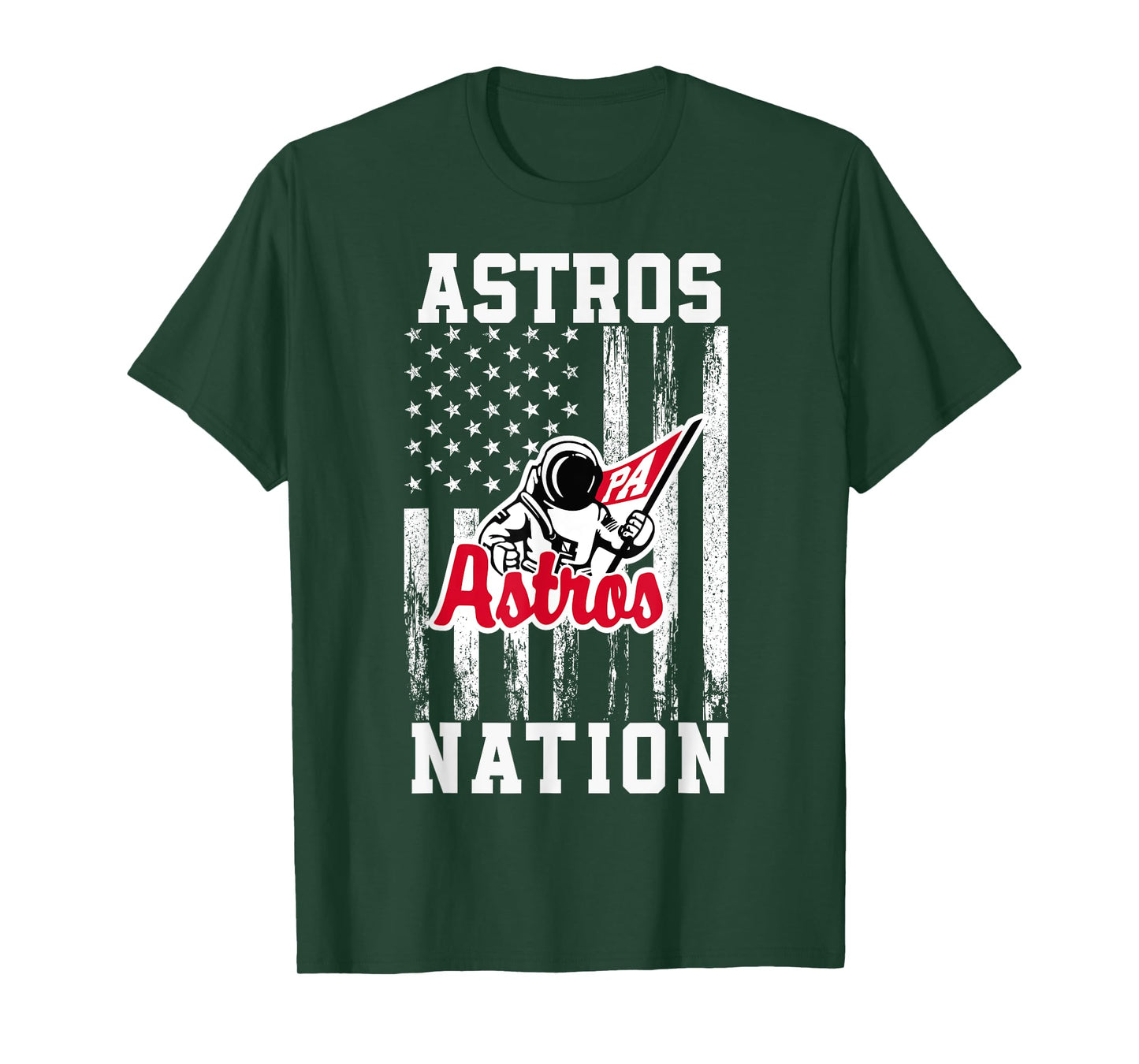 Pinkerton Astros Logo Nation HS T-Shirt