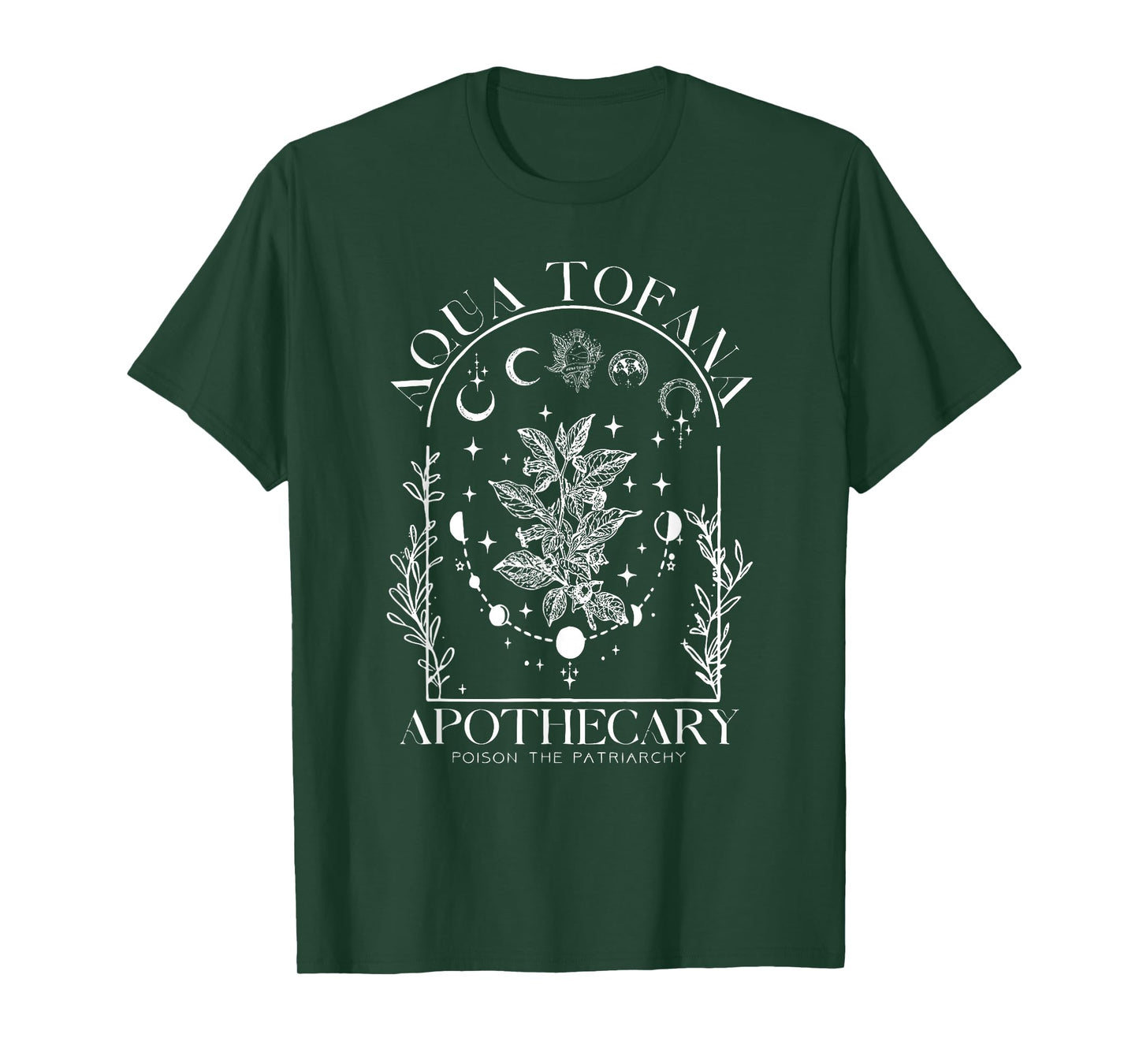 Vintage Aqua Tofana Apothecary Poison The Patriarchy T-Shirt