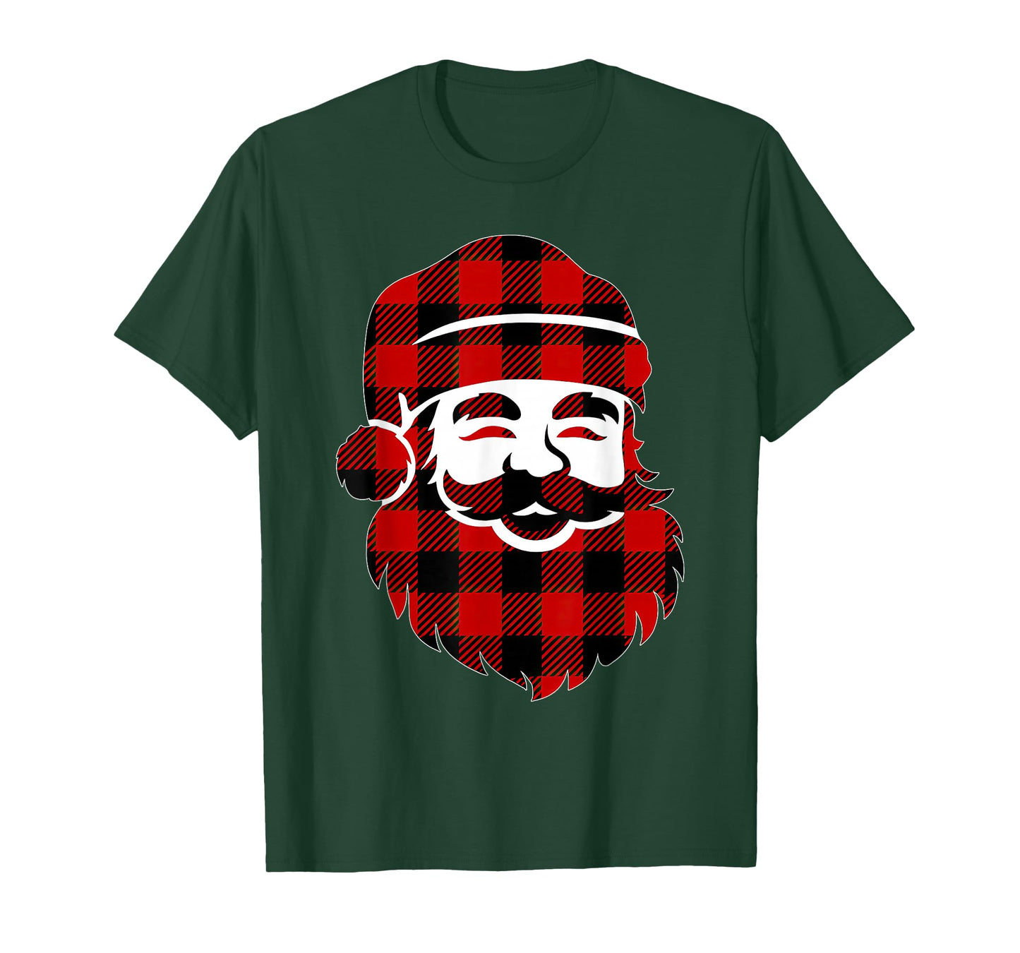 Cute Santa Claus Silhouette Minimalist Christmas T-Shirt