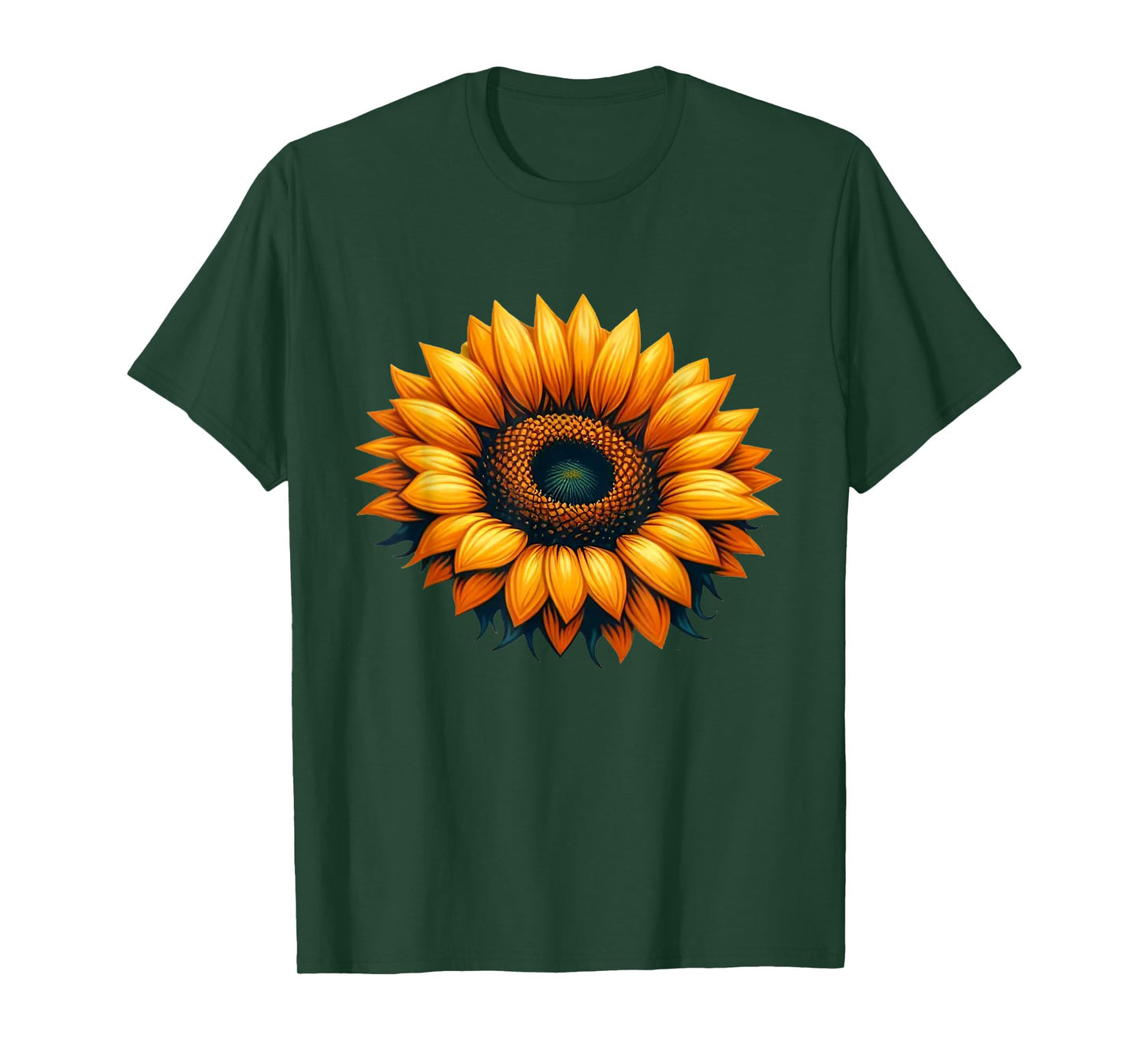 Elegance Sunflower Serenade Vintage Blossom T-Shirt