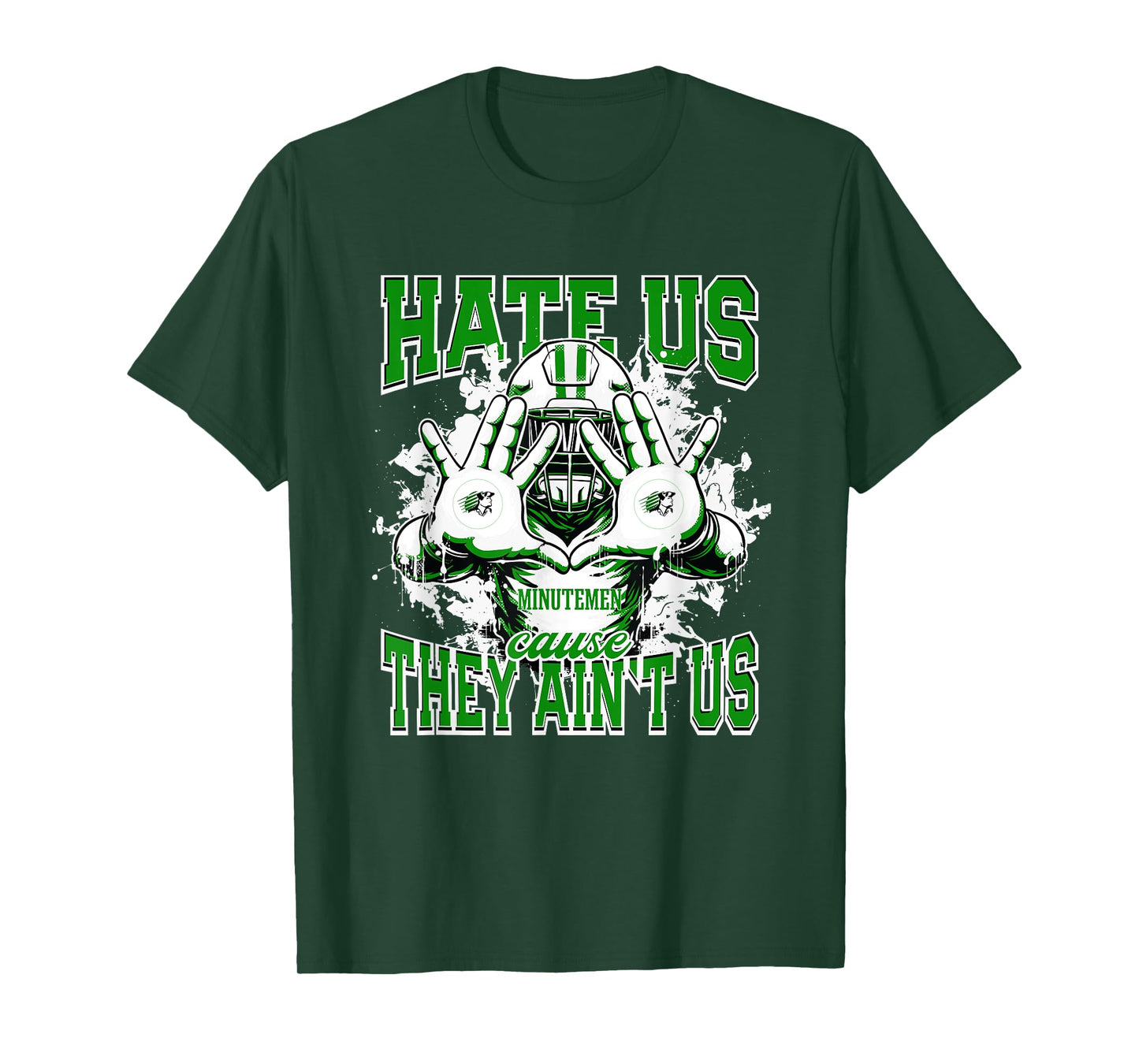 Concord Minutemen Logo Hate Us Cause They Ain't HS T-Shirt
