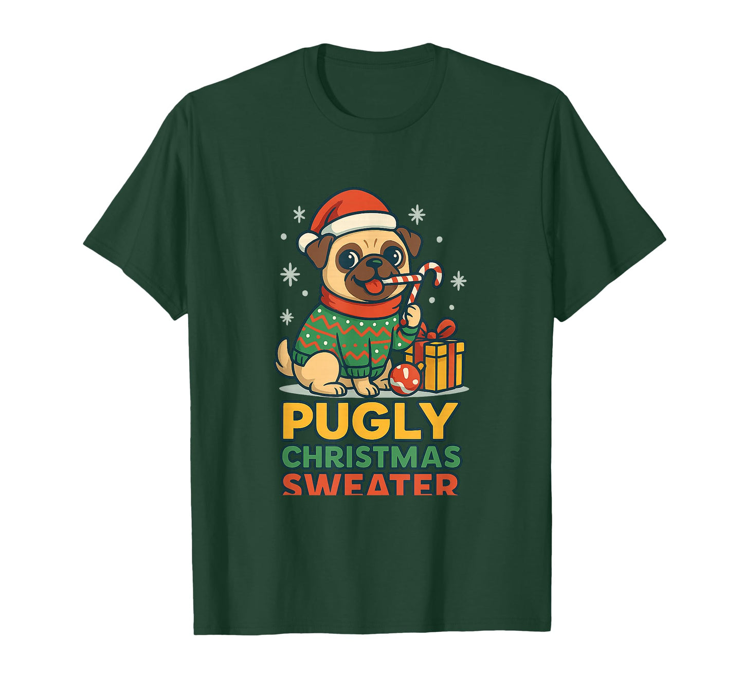 Pugly Christmas Sweater T-Shirt
