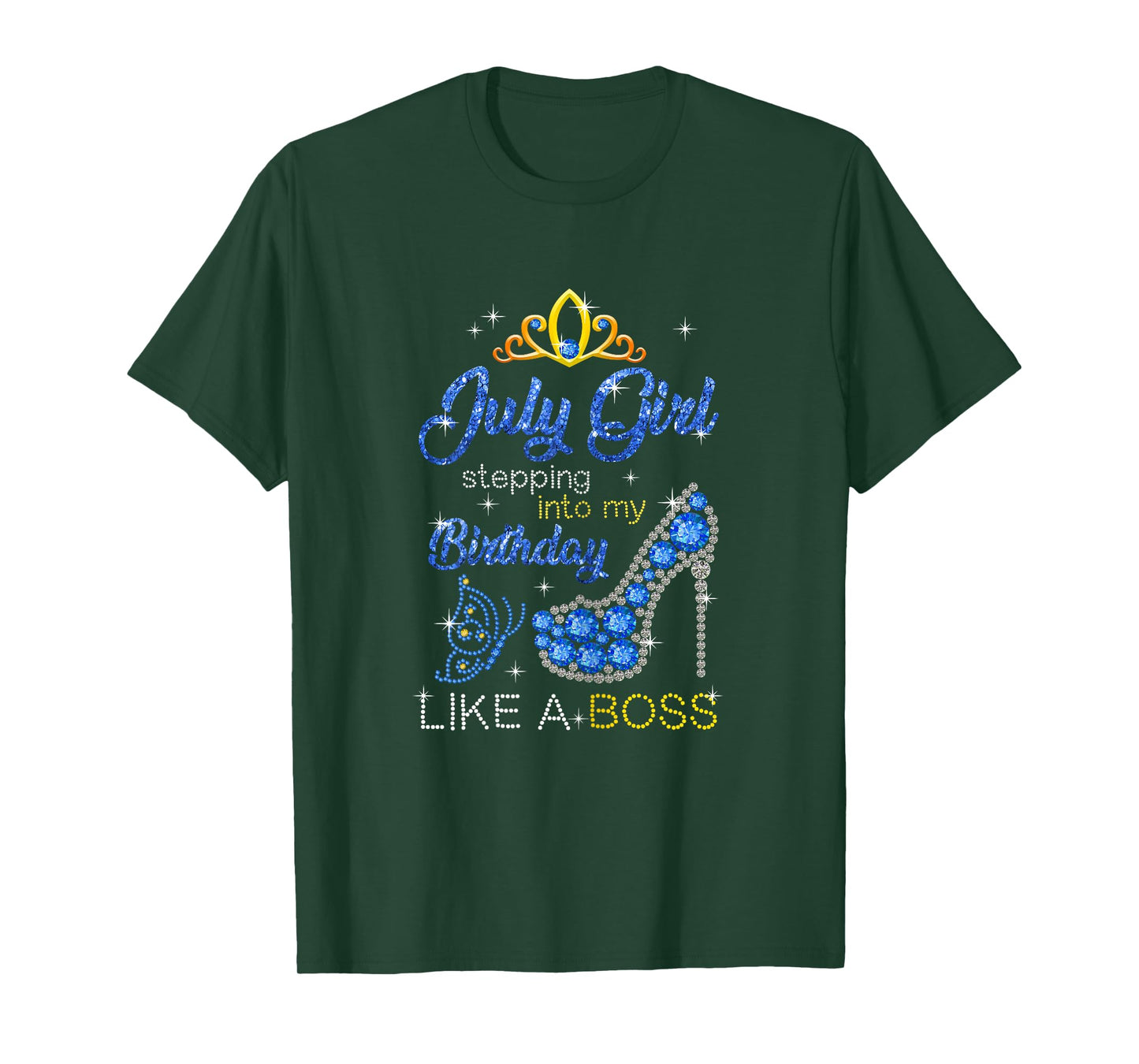 July Girl Stepping Into My Birthday Gift for Cancer Womens T-Shirt