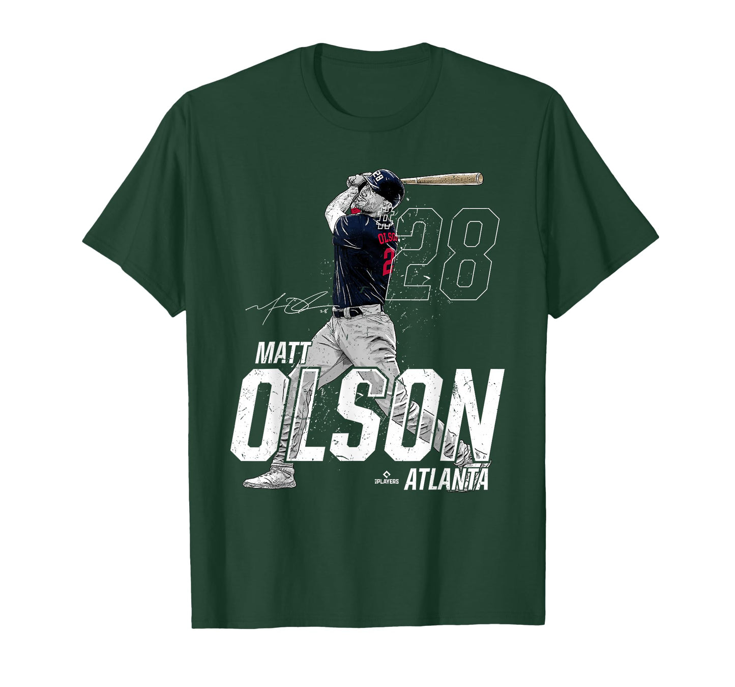 Dynamic Pose Matt Olson Atlanta Baseball MLBPA T-Shirt