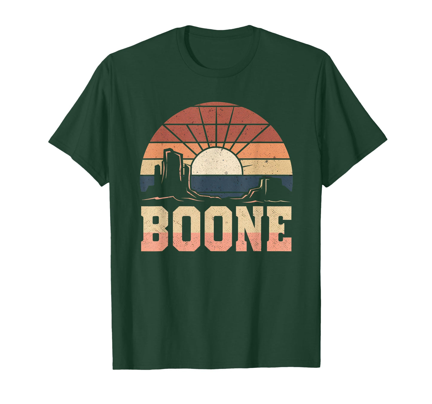 Boone Tshirt Family Name I Love Boone 80's Vintage NC Retro T-Shirt