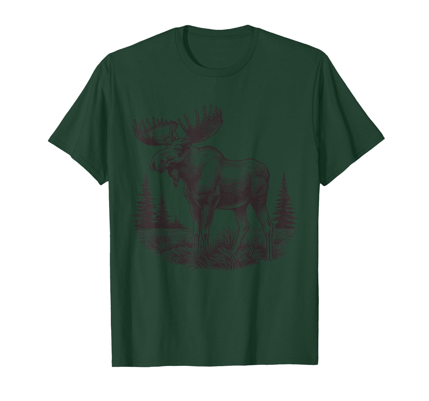 Moose Animal Vintage Moose T-Shirt