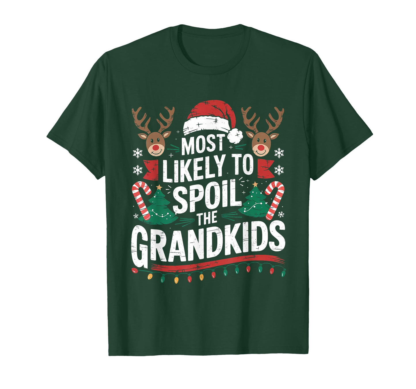 Fun Christmas Party Most Likely to Spoil The Grandkids T-Shirt