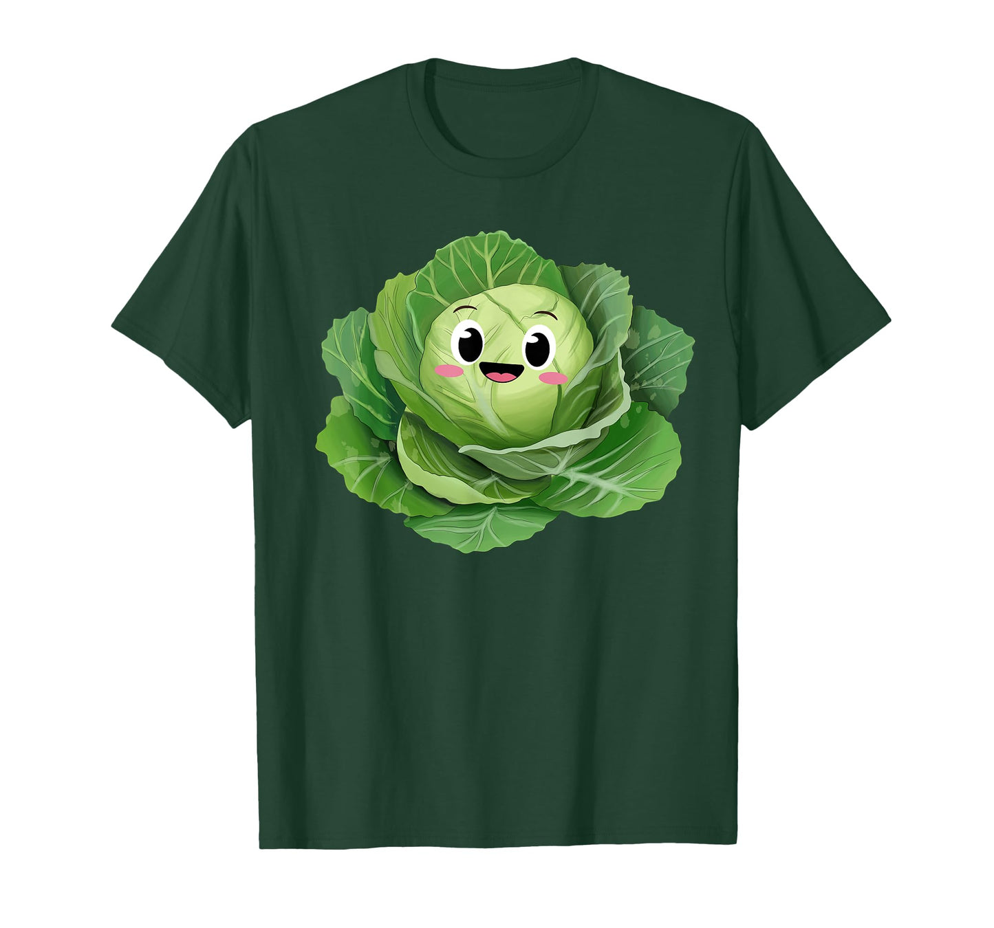 Cute Cabbage Team Halloween Costume Cabbage Lover Vegan T-Shirt
