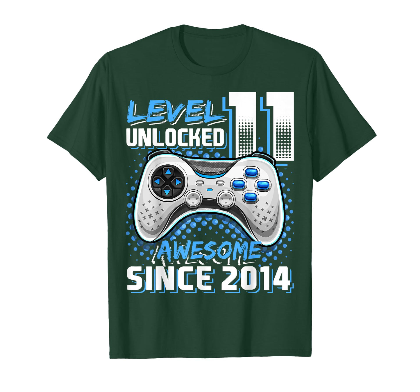 11th Birthday Boy Level 11 Gamer 11 Year Video Game Party T-Shirt
