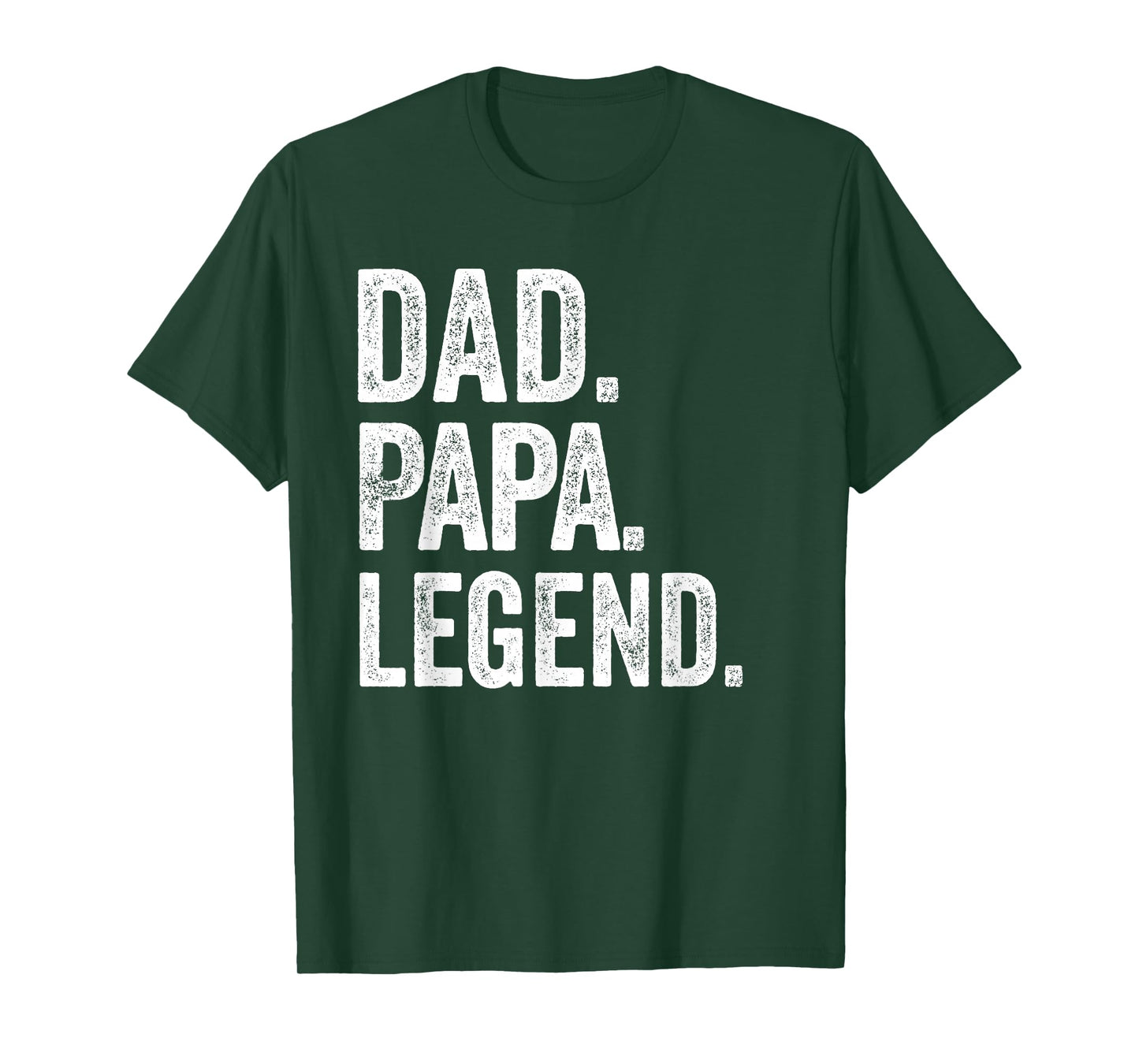 Dad Papa Legend - Vintage Distressed Bold Papa Graphic T-Shirt