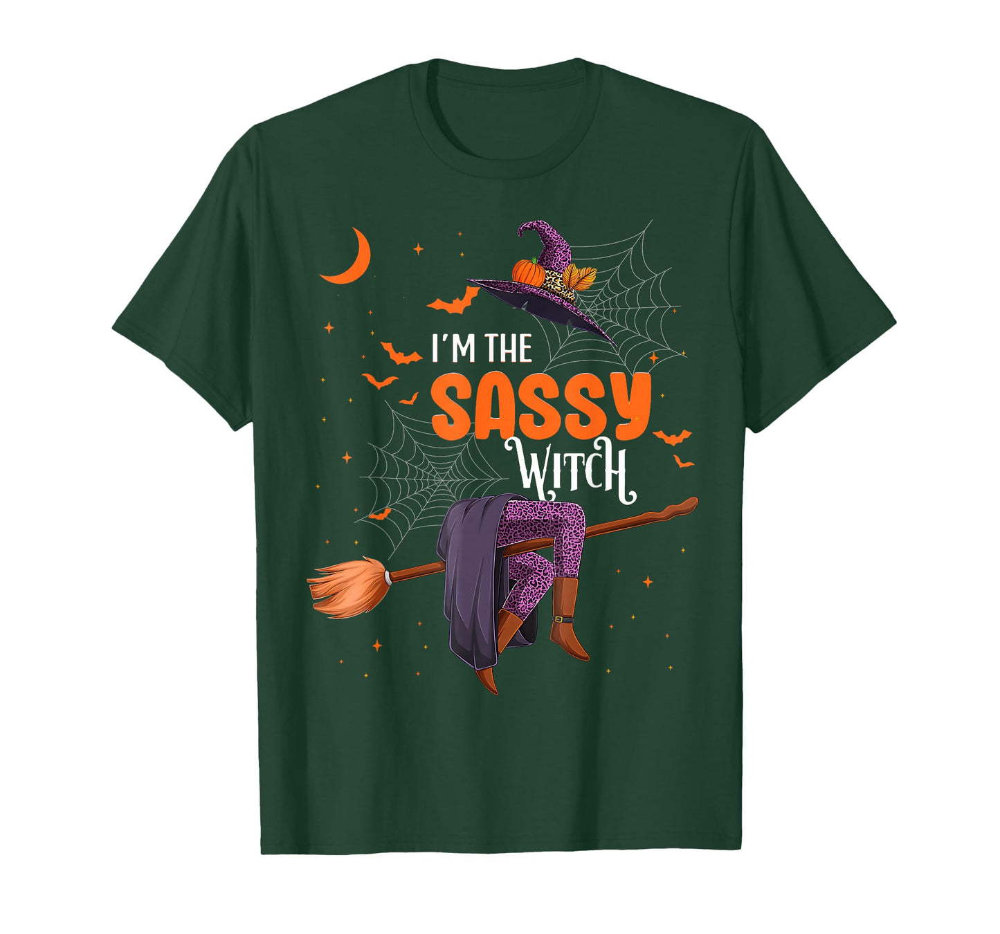 Im The Sassy Witch Halloween Costumes Women Girl T-Shirt