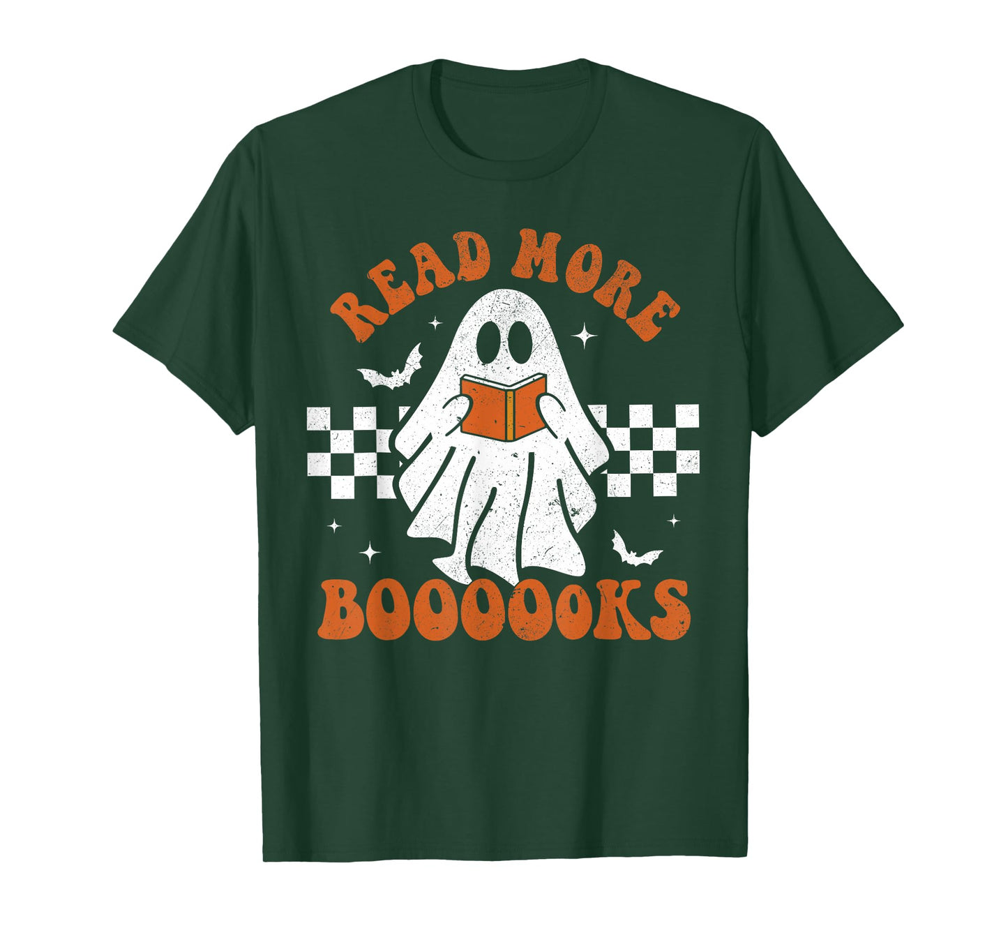 Read More Books Cute Ghost Reading Book Teacher Halloween T-Shirt