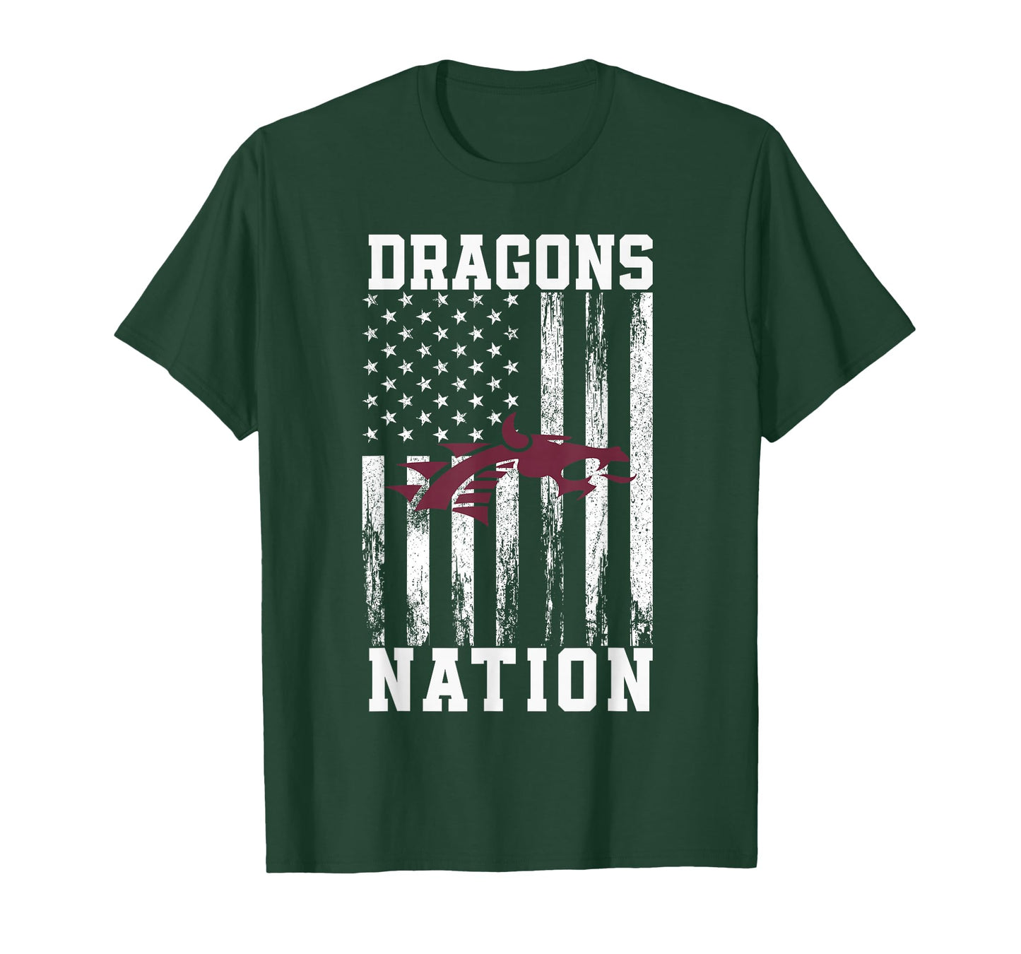 Collierville Dragons Logo Nation HS T-Shirt