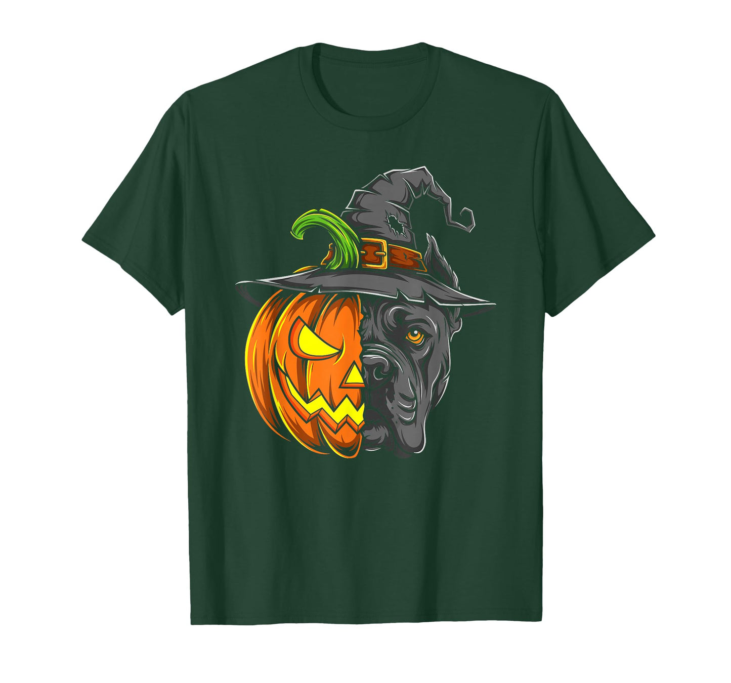 Cane Corso Pumpkin Jack O Lantern Halloween Kids Mens Womens T-Shirt
