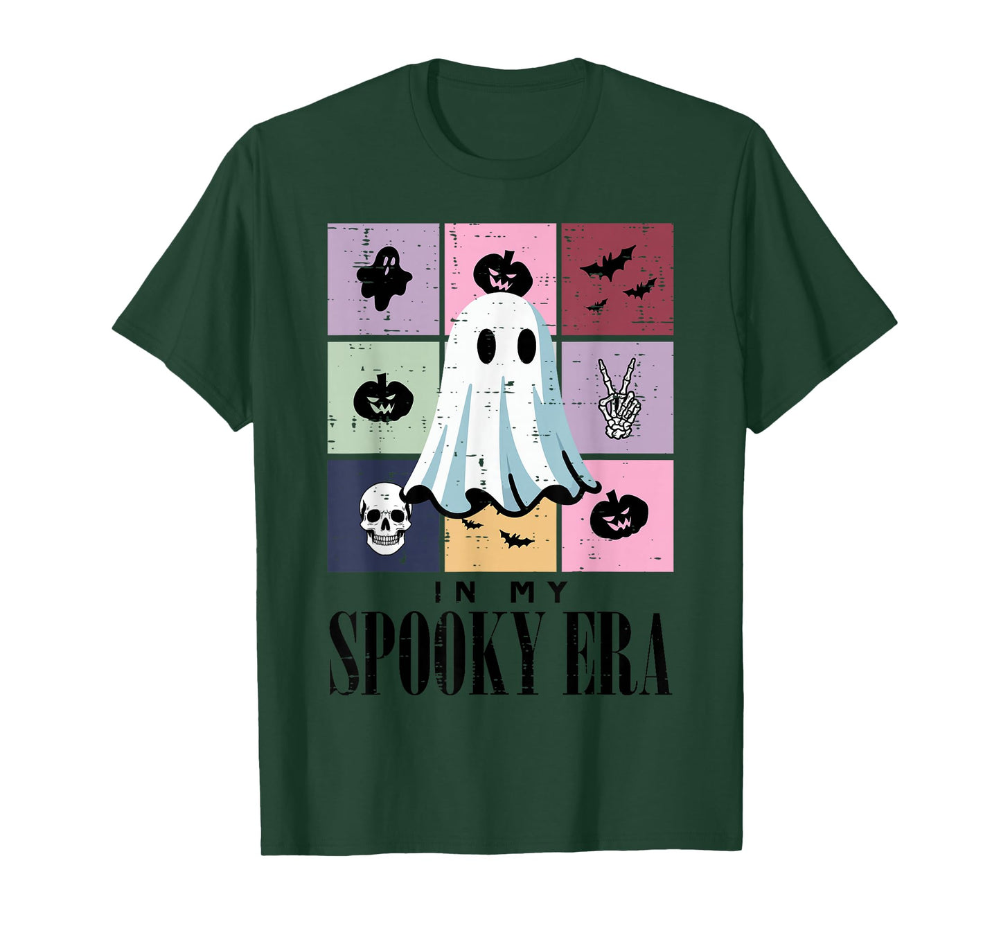 In My Spooky Era Ghost Retro Halloween Women Girls Teens T-Shirt