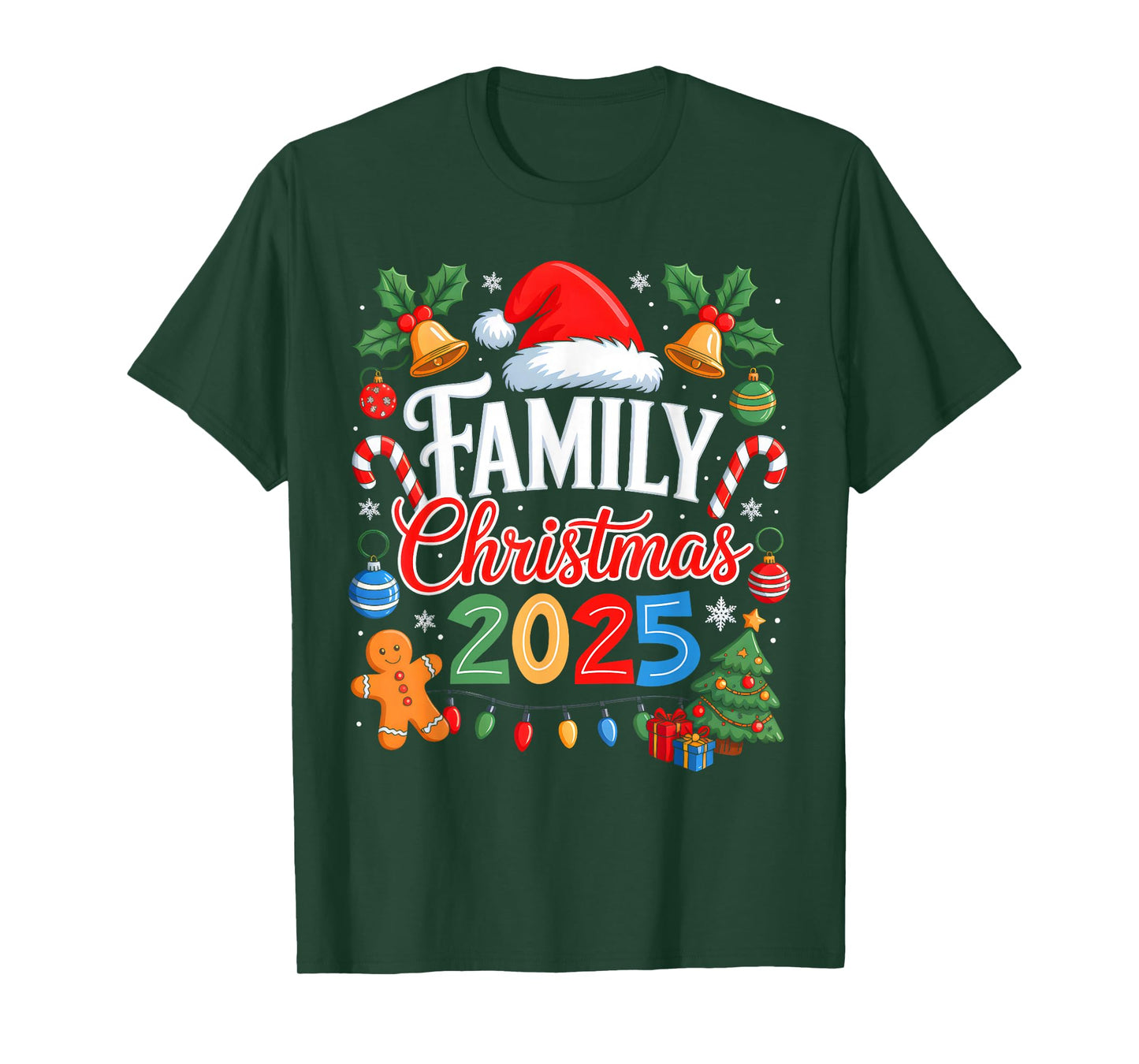 Family Christmas 2025 Matching Pajamas Xmas Family Christmas T-Shirt