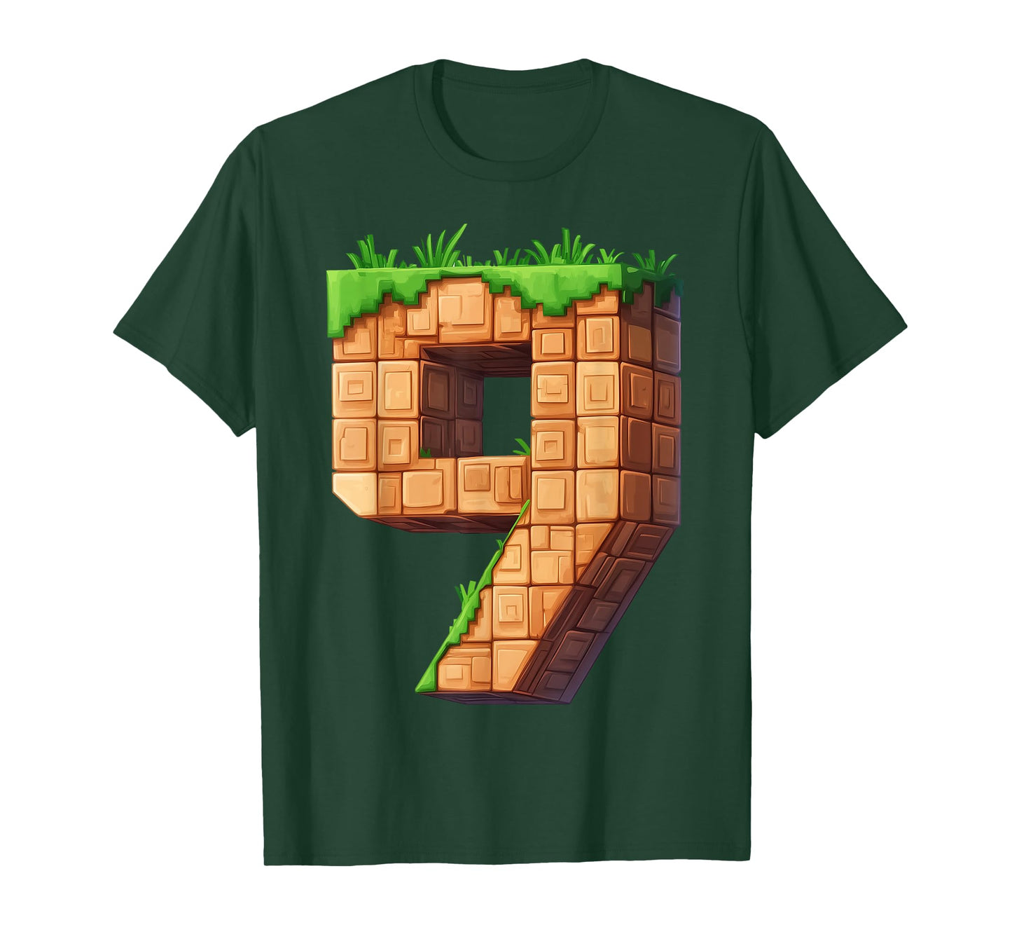 Fun 9th Birthday Number 9 Video Gamer Pixel Themed Bday Boys T-Shirt