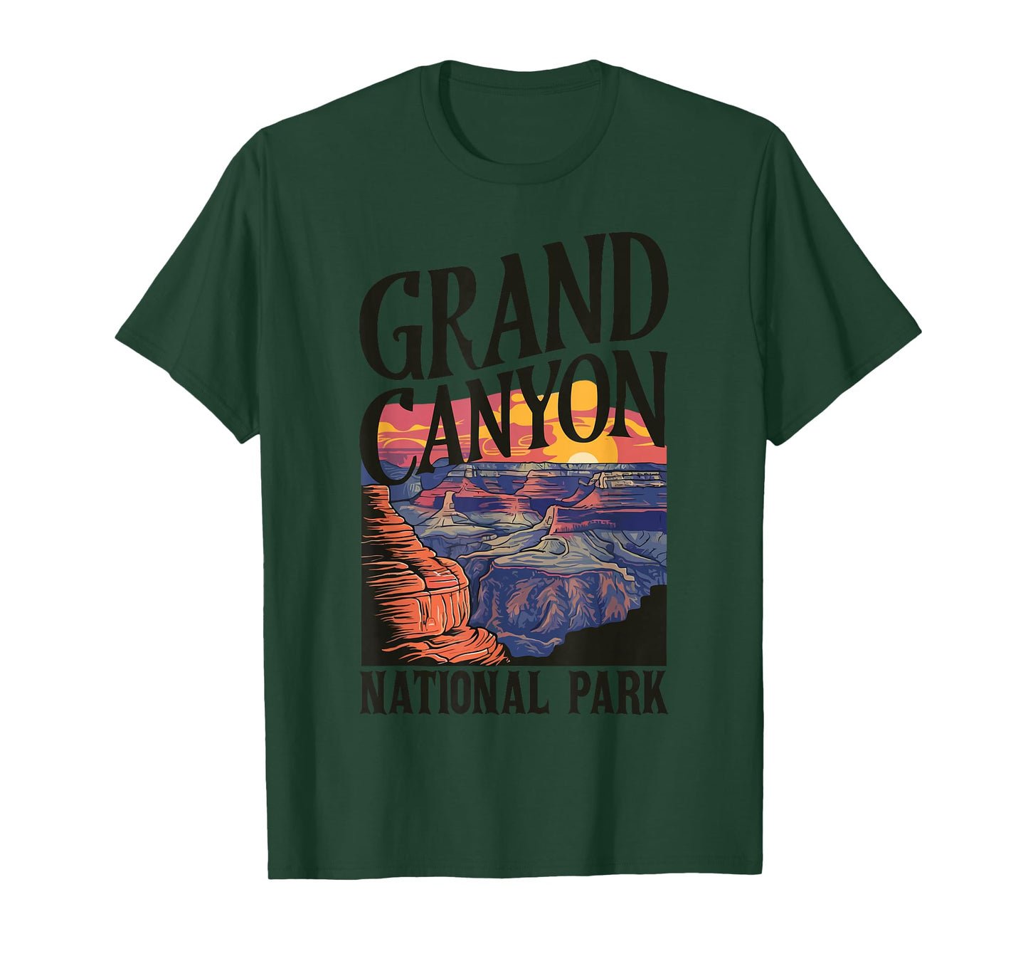 Grand Canyon National Park Classic Travel Hiking Camping T-Shirt