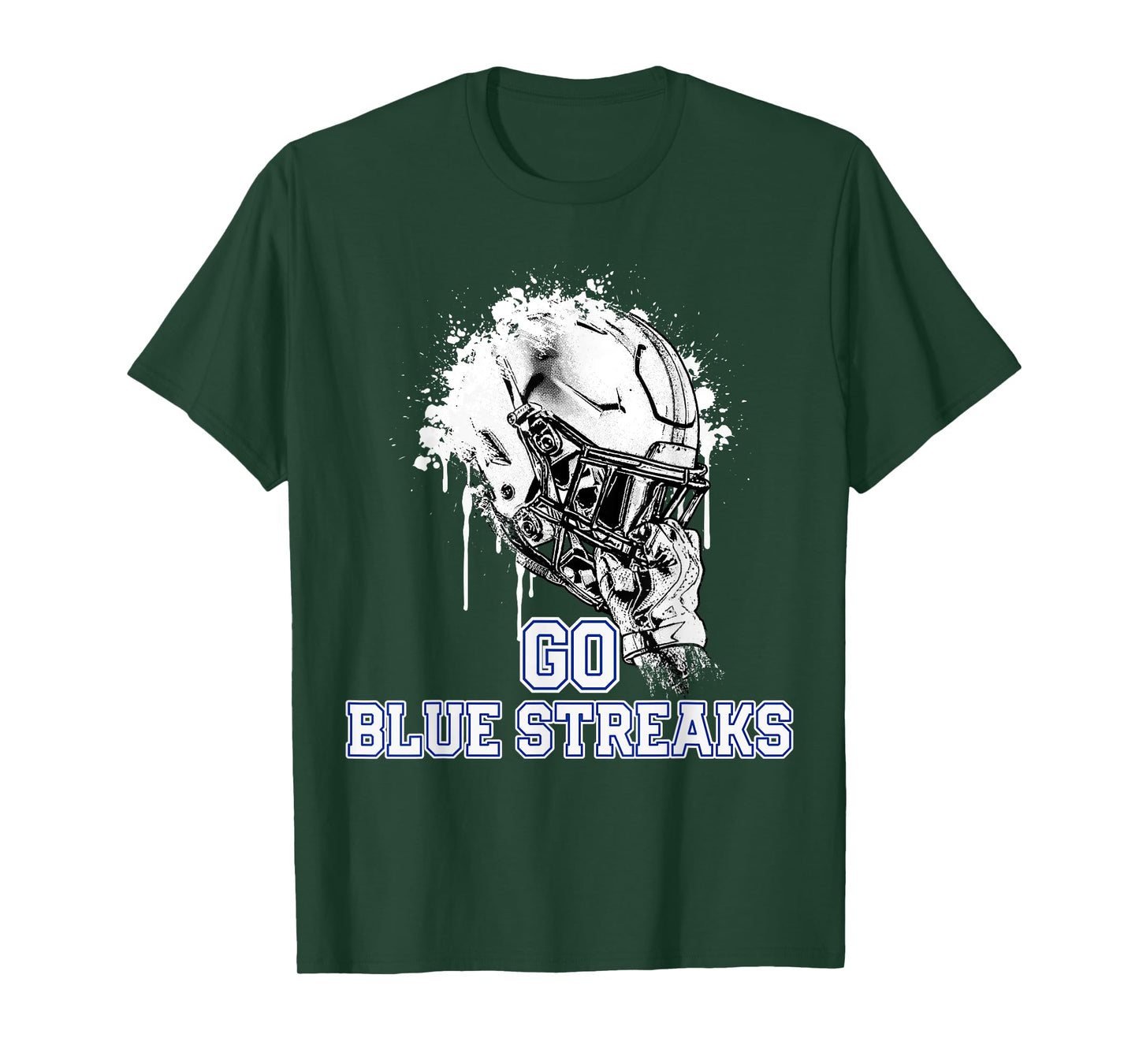 Madison Blue Streaks Rising Helmet GO! T-Shirt