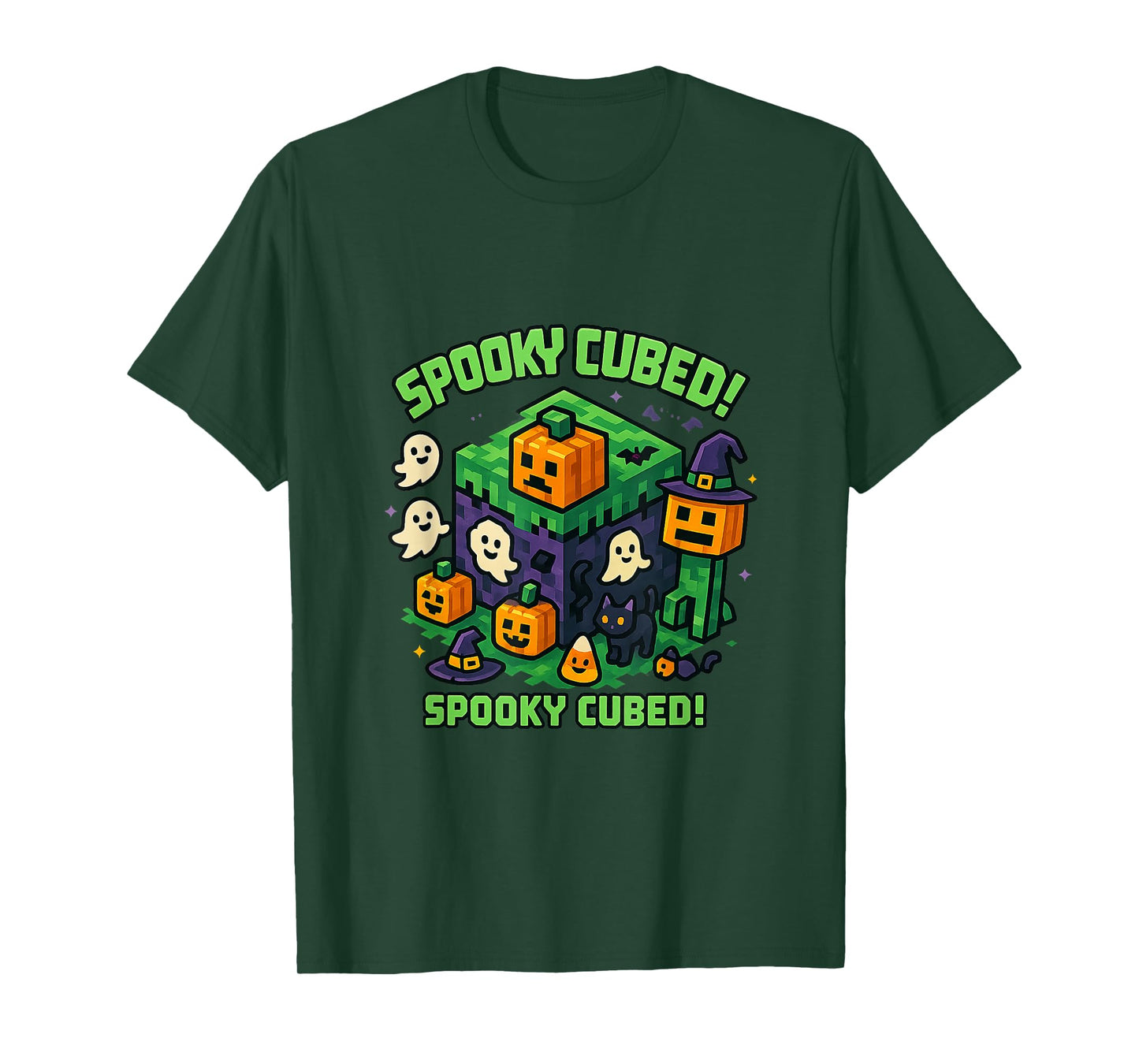 Spooky Cubed Fun T-Shirt