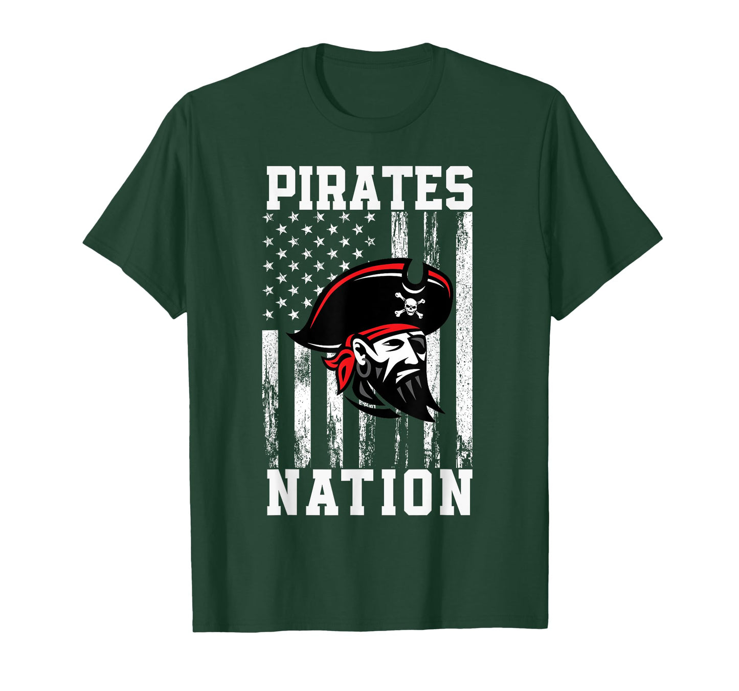 Hart Pirates Logo Nation HS T-Shirt