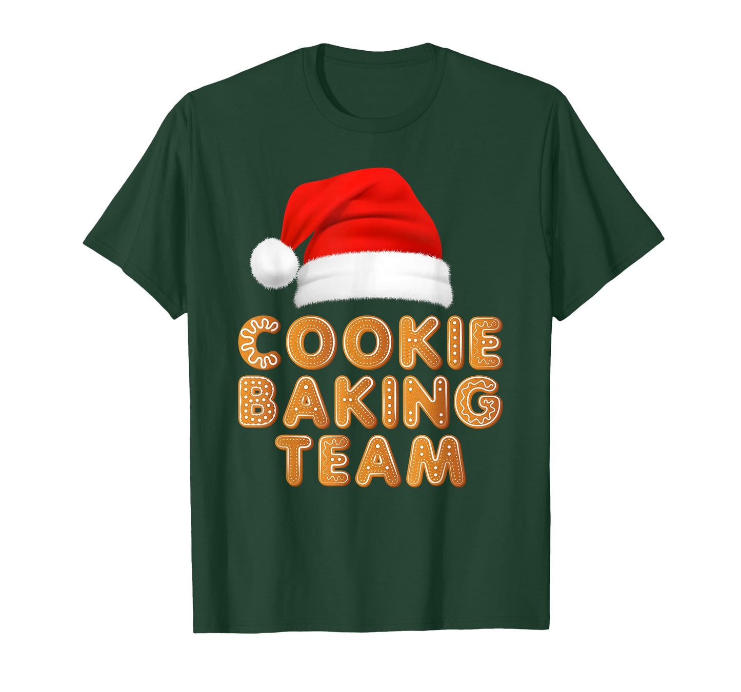 Cookie Baking Team Matching Family Group Christmas Pajamas T-Shirt