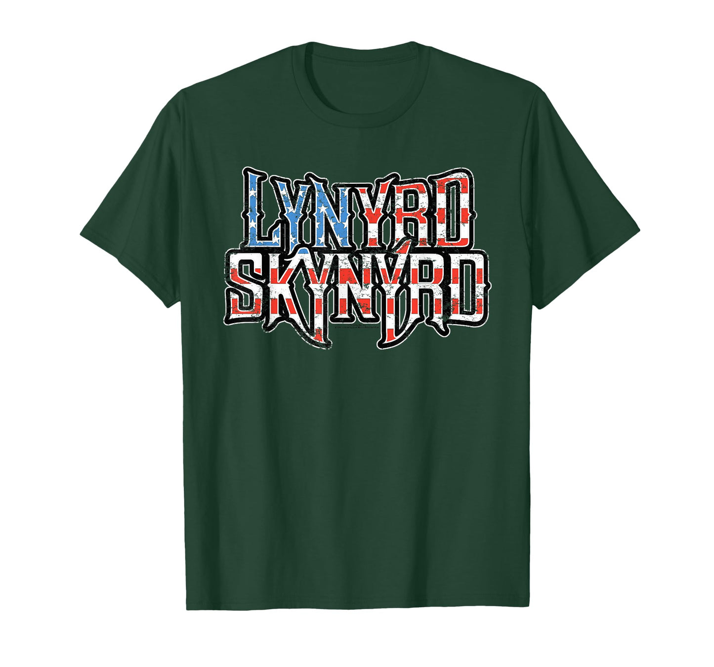 Lynyrd Skynyrd Flag Logo USA Stars Stripes Southern Gifts T-Shirt