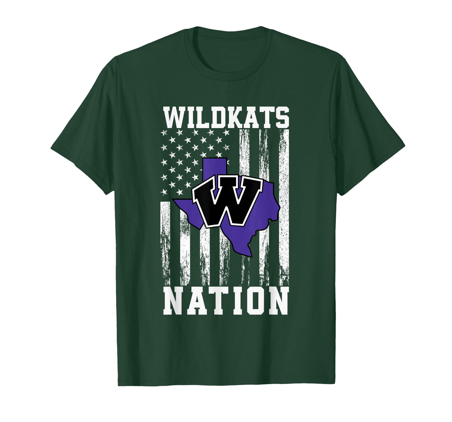Willis Wildkats Logo Nation HS T-Shirt