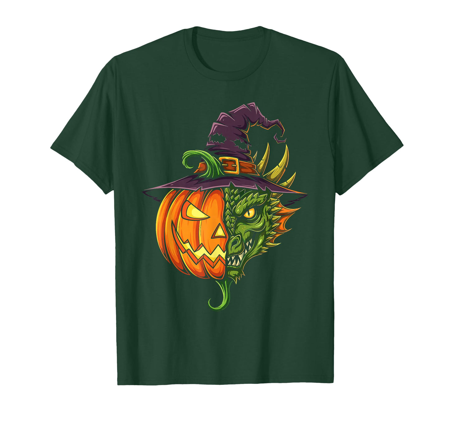 Dragon Pumpkin Jack O Lantern Halloween Kids Mens Womens T-Shirt
