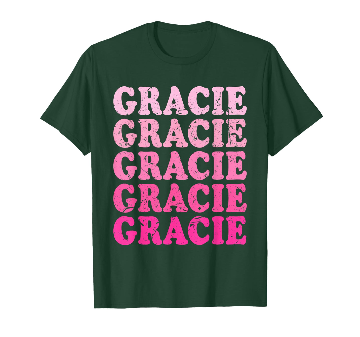 Retro Gracie First Name Personalized Gracie Groovy Vintage T-Shirt