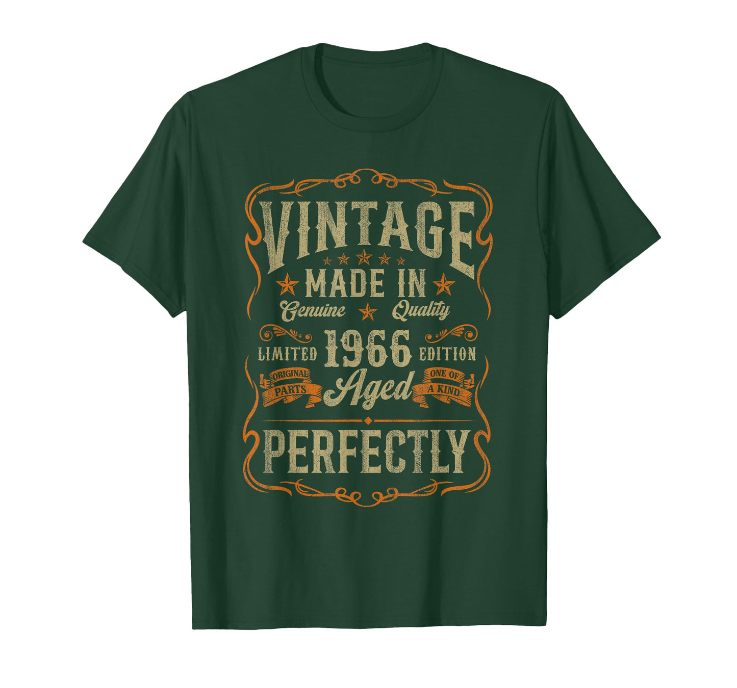 60 Years Old Vintage Made In 1966 60th Birthday Gifts Men T-Shirt