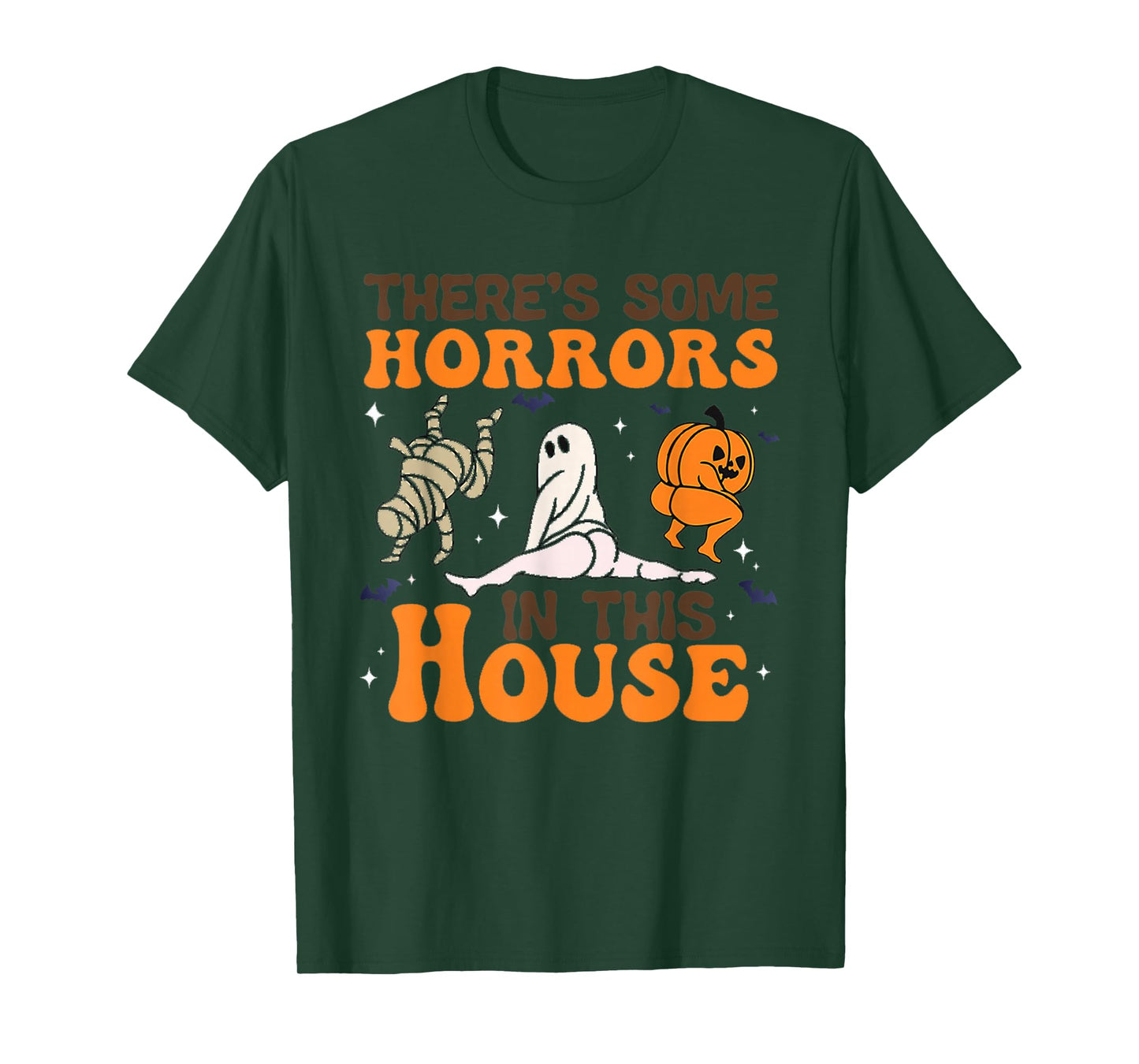 There's Some Horrors in This House Funny Humor Halloween T-Shirt
