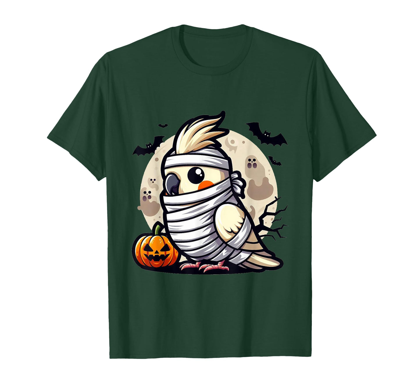 spooky Cockatiel mummy T-Shirt