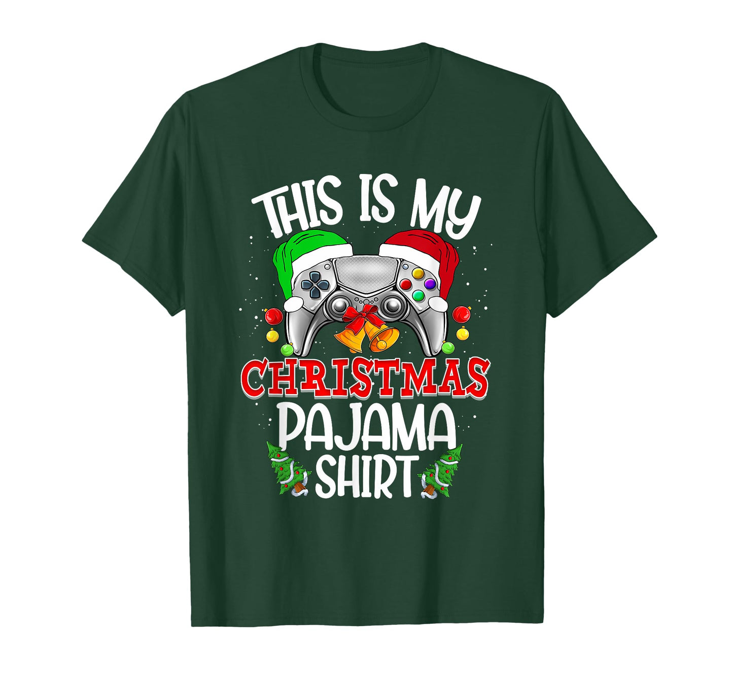 This is My Christmas Pajama Shirt Funny Video Gamer Men Boy T-Shirt