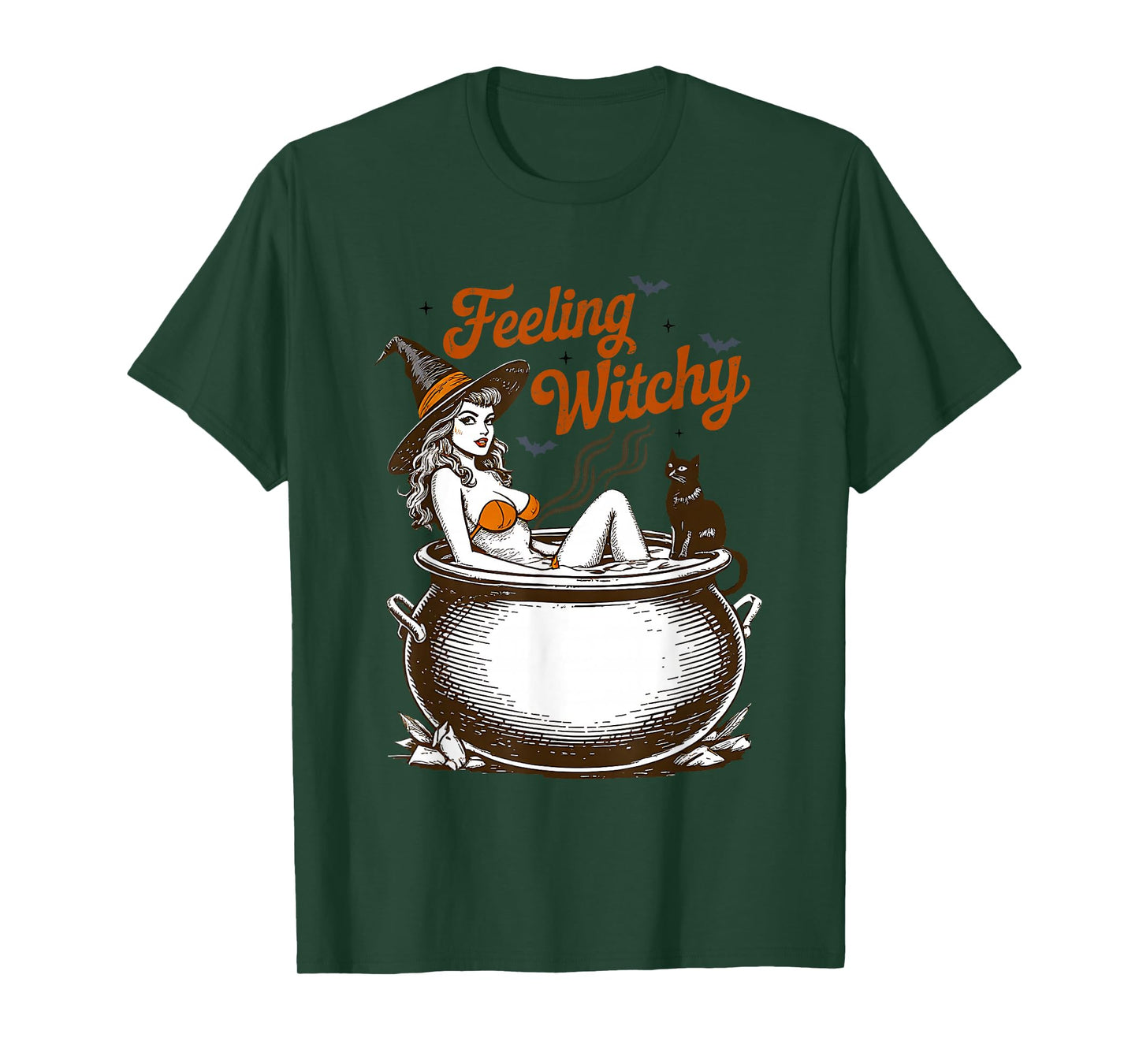 Amazing Spooky Creepy Halloween Witch T-Shirt