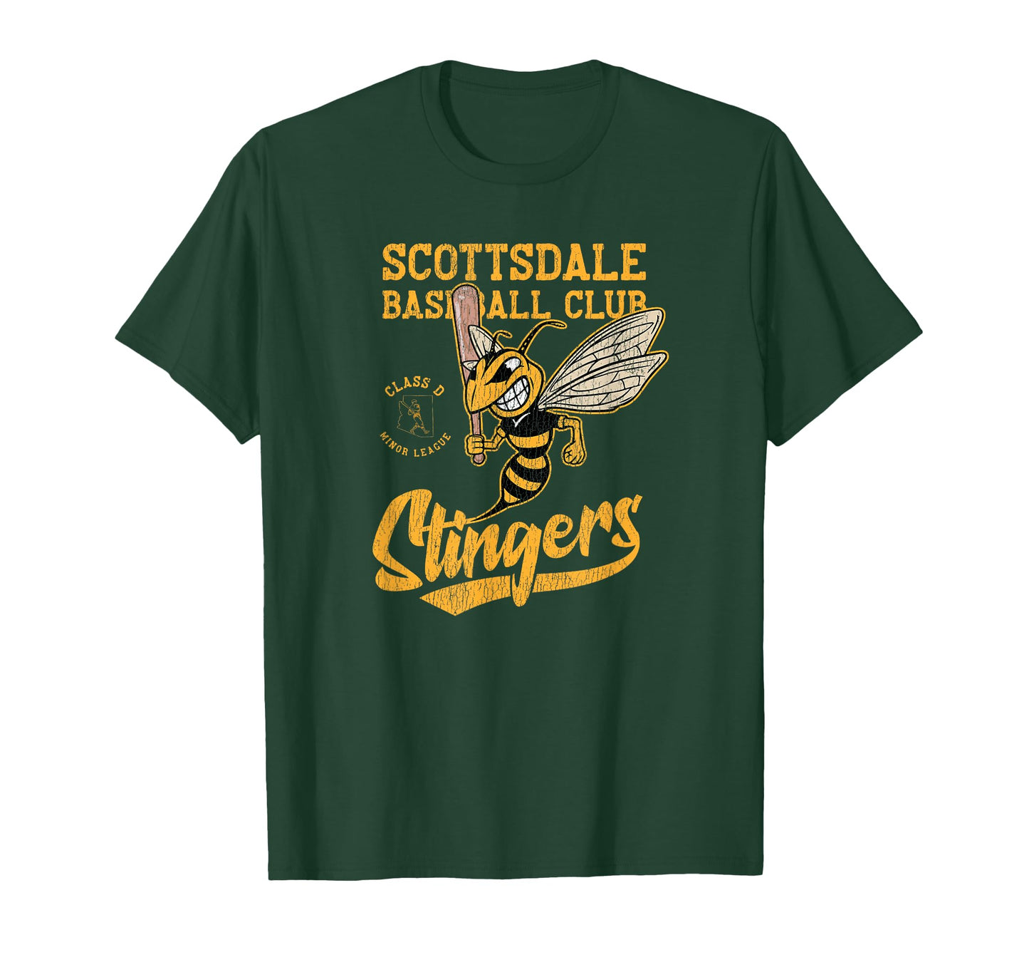 Scottsdale Stingers Retro Minor League Baseball Team T-Shirt