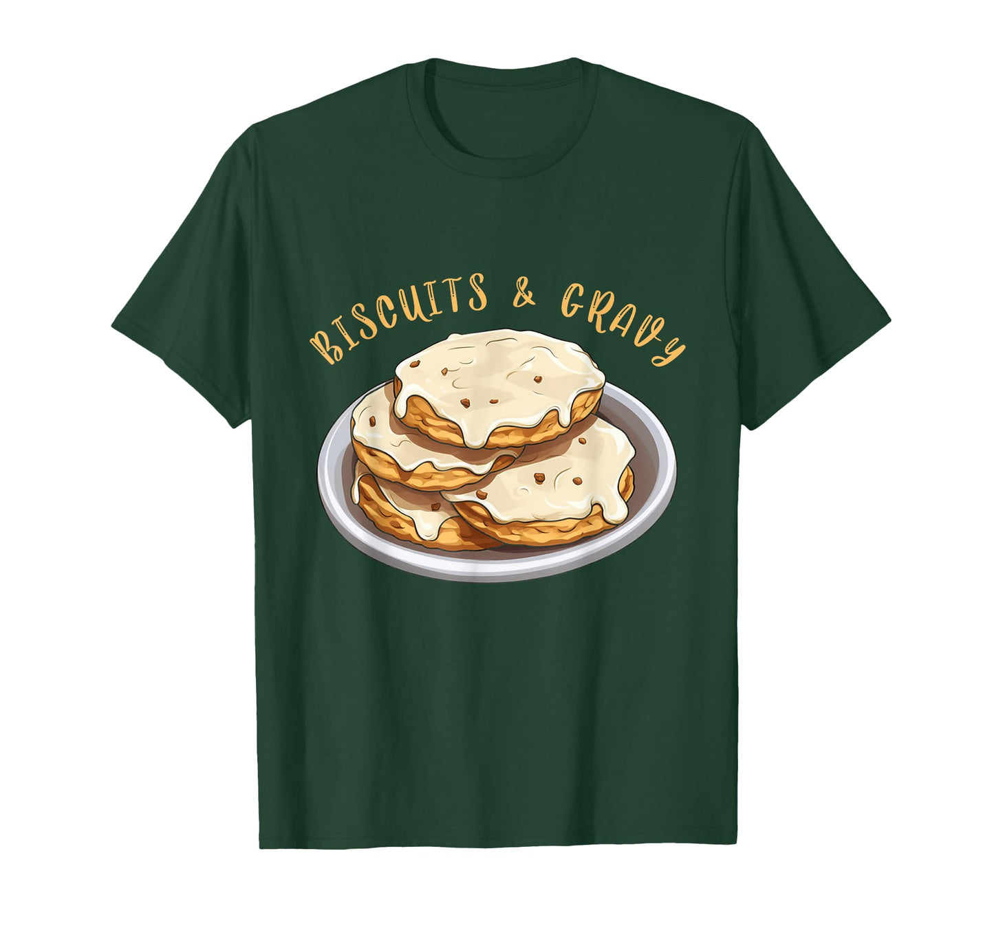Biscuits And Gravy Comfort Food Cuisine Breakfast Lover T-Shirt