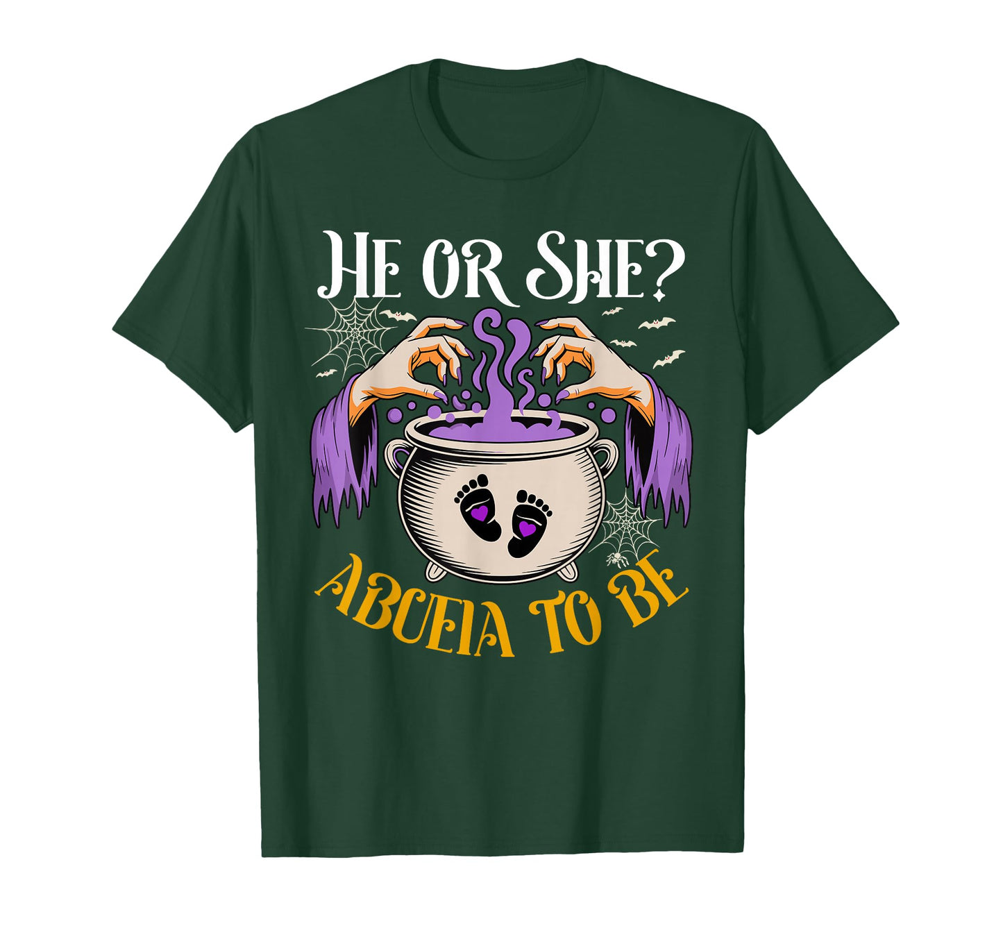 He Or She Abuela to Be Baby Reveal Halloween Costume T-Shirt