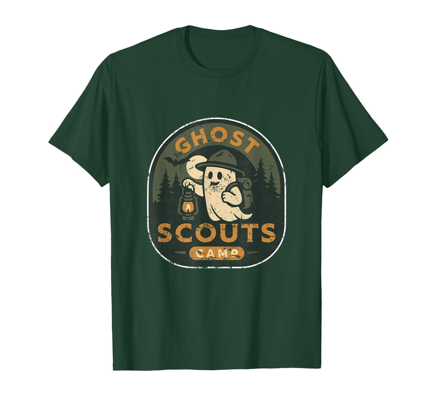 Ghost Scouts Camp Patch Halloween T-Shirt