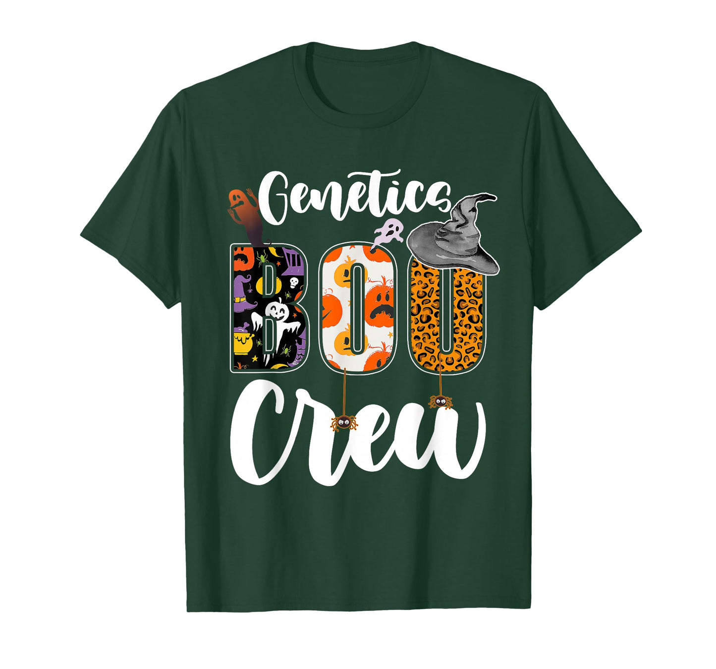 Genetics Boo Crew Halloween Match Geneticist T-Shirt